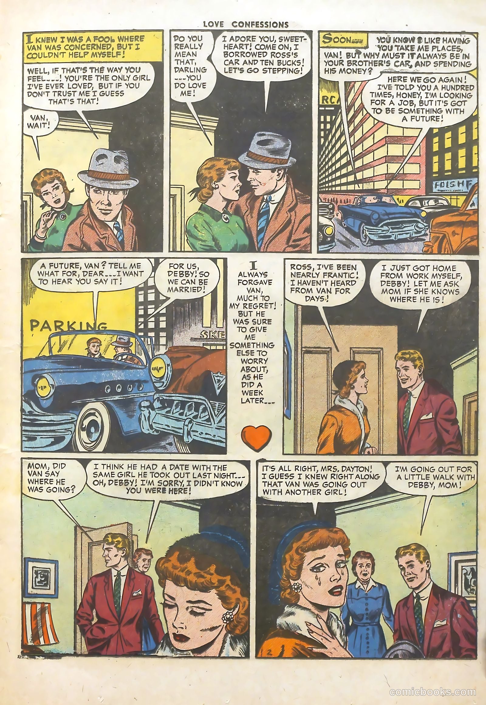Love Confessions #52 (1956) — page 13 of 36
