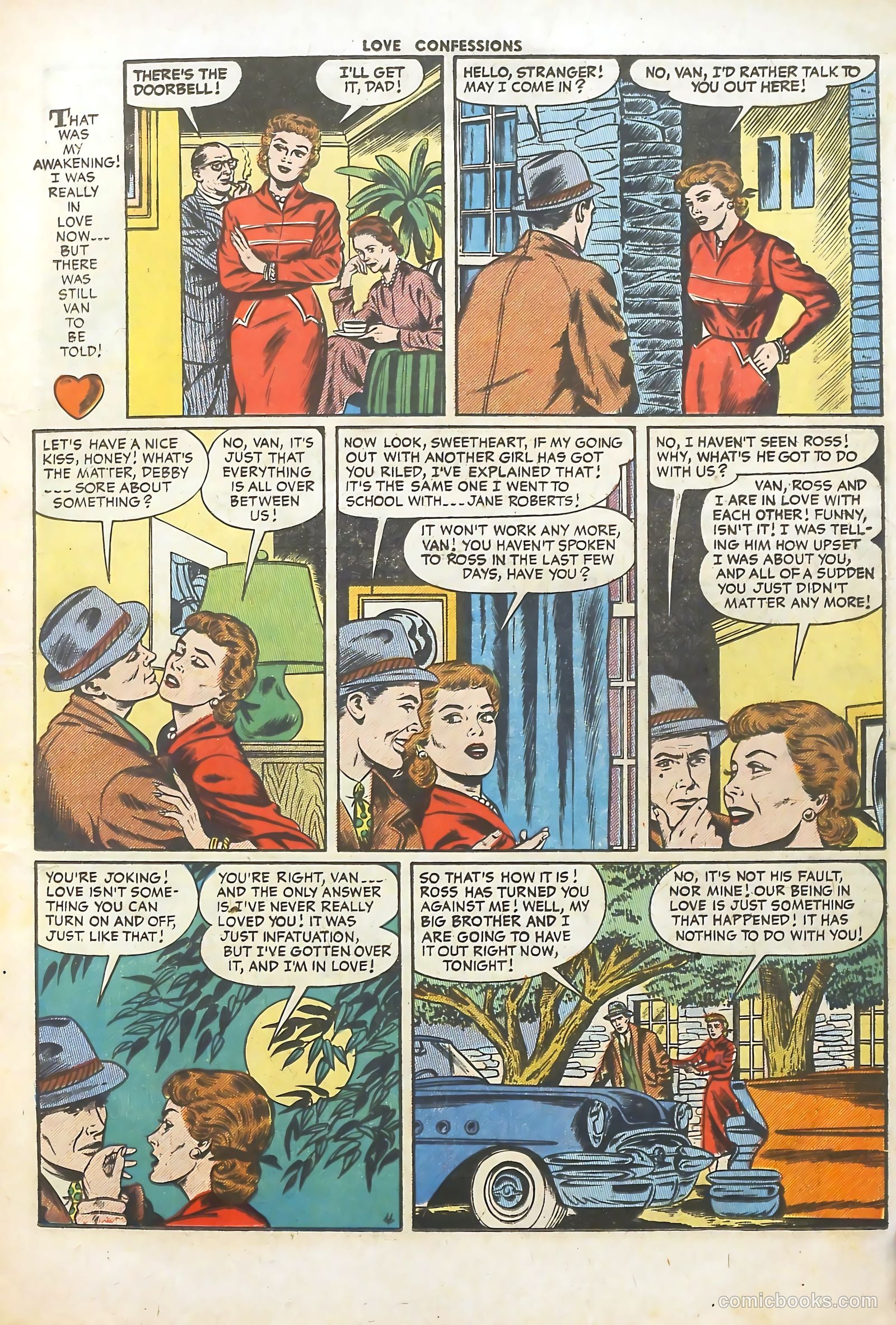 Love Confessions #52 (1956) — page 15 of 36