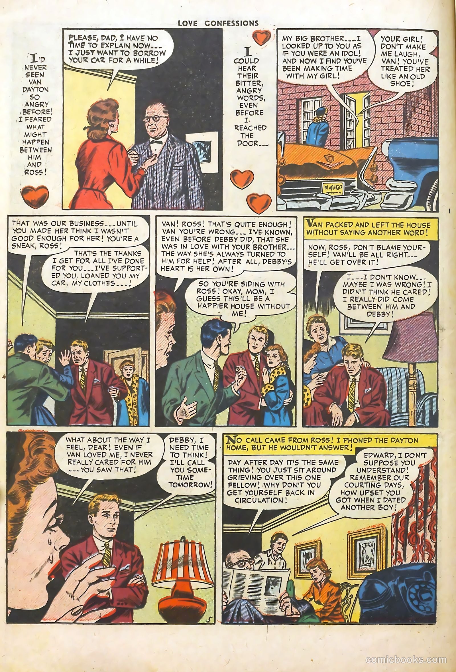 Love Confessions #52 (1956) — page 16 of 36