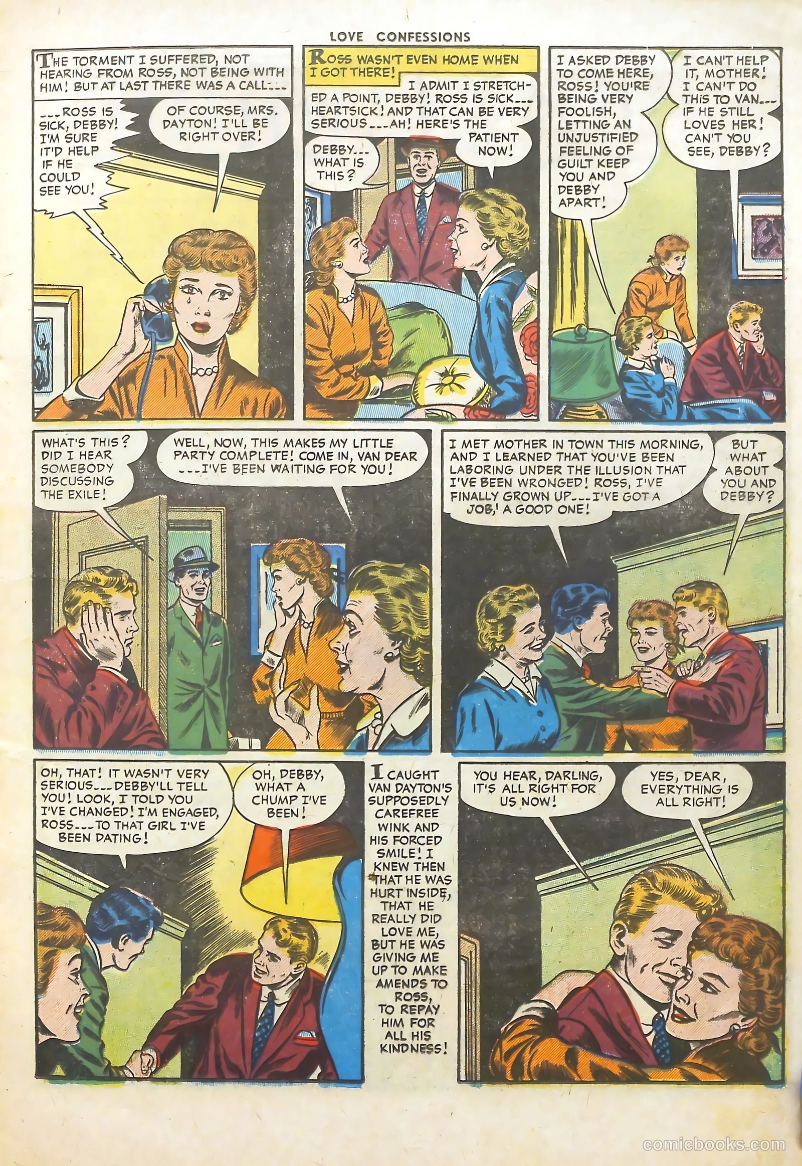 Love Confessions #52 (1956) — page 17 of 36