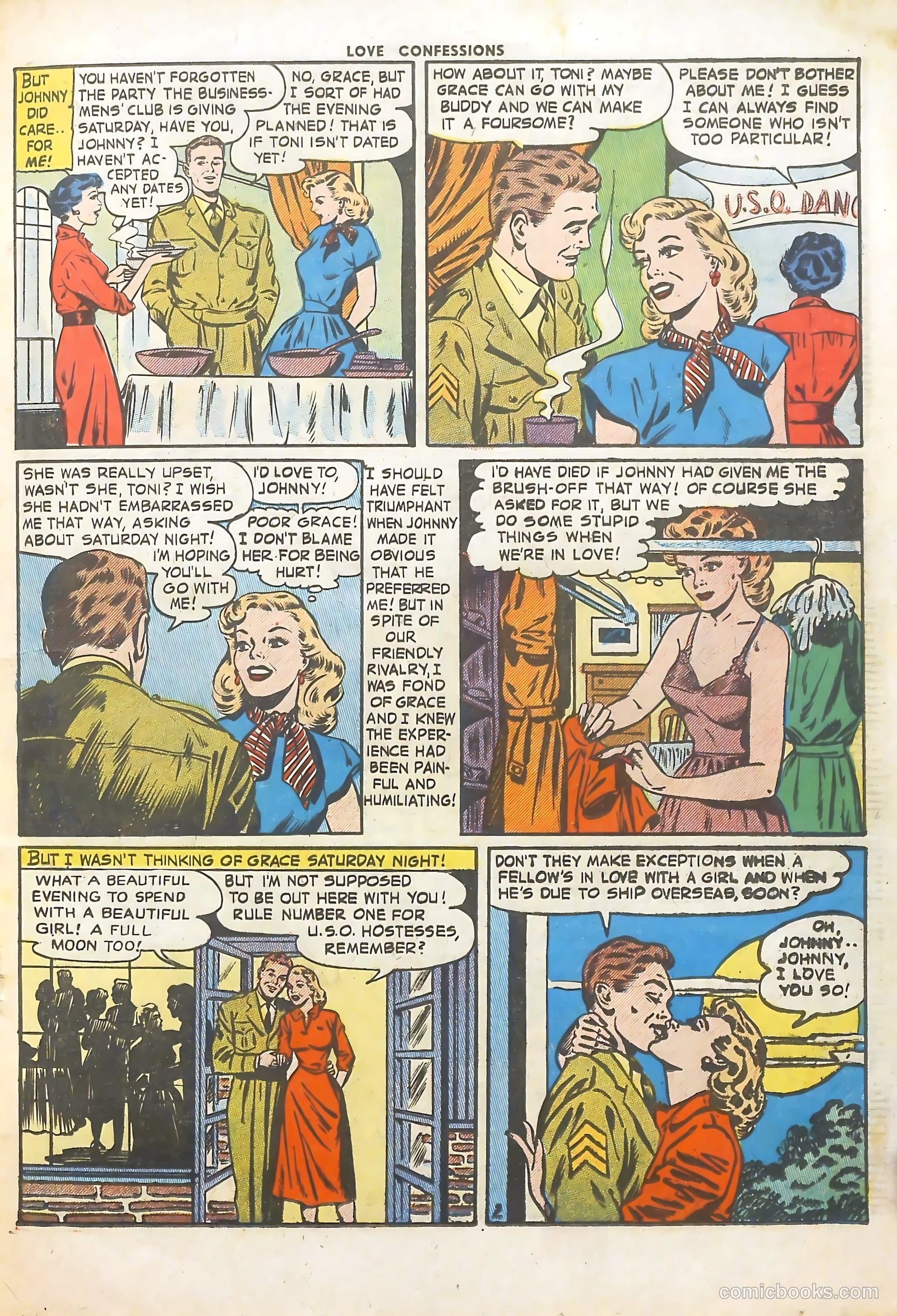 Love Confessions #52 (1956) — page 19 of 36
