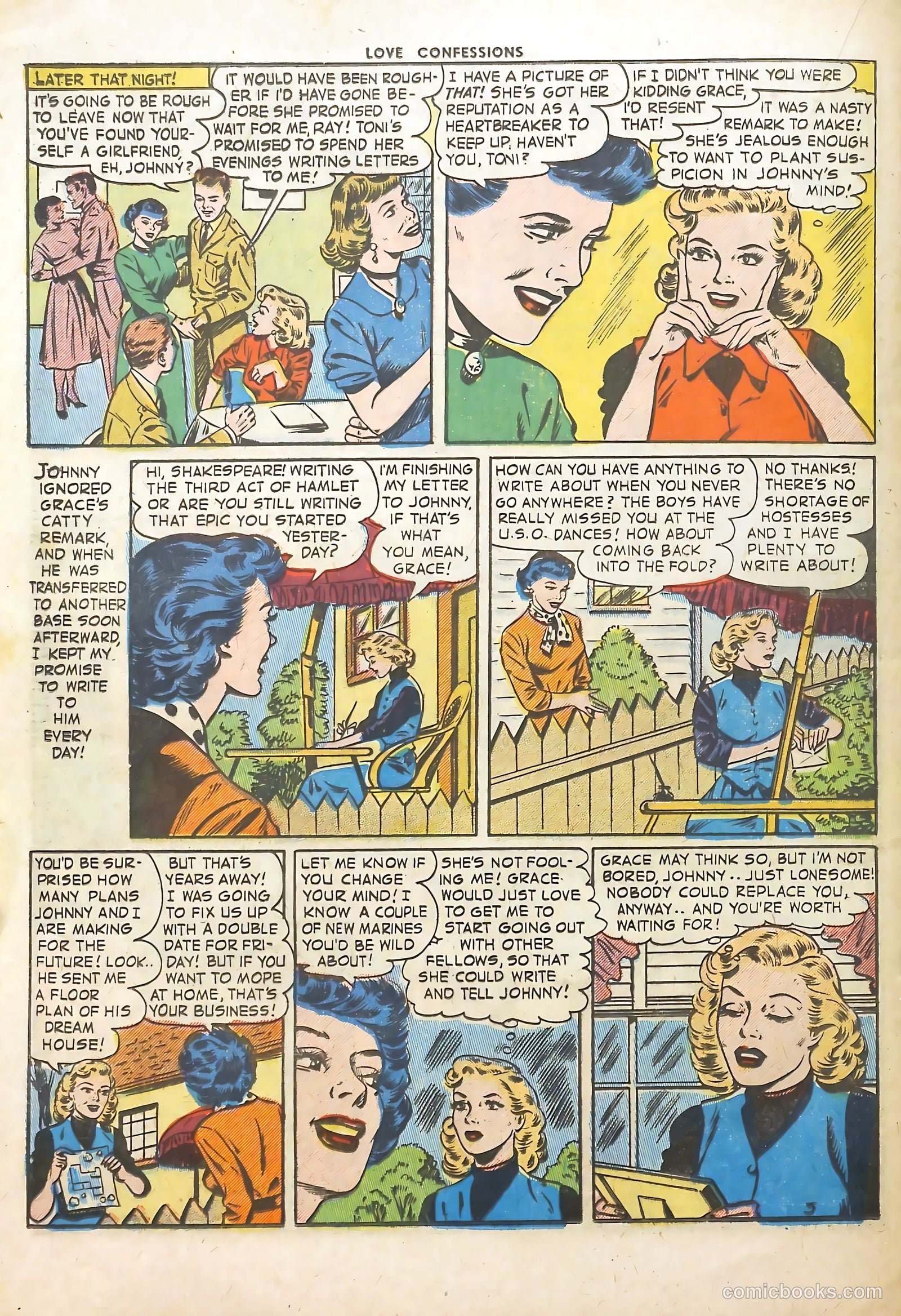 Love Confessions #52 (1956) — page 20 of 36