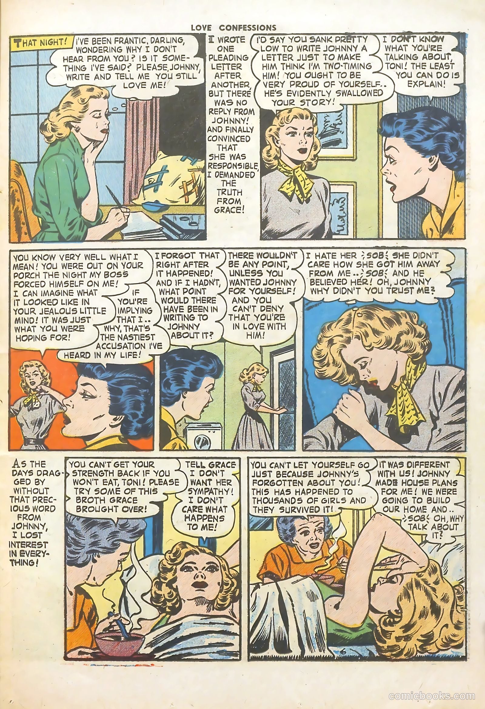 Love Confessions #52 (1956) — page 23 of 36