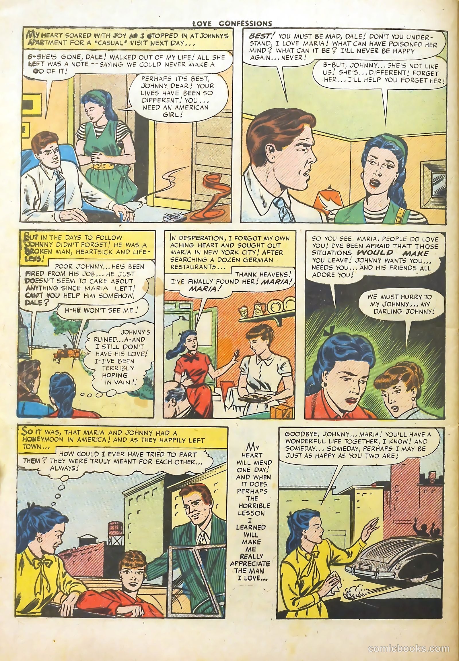 Love Confessions #52 (1956) — page 32 of 36