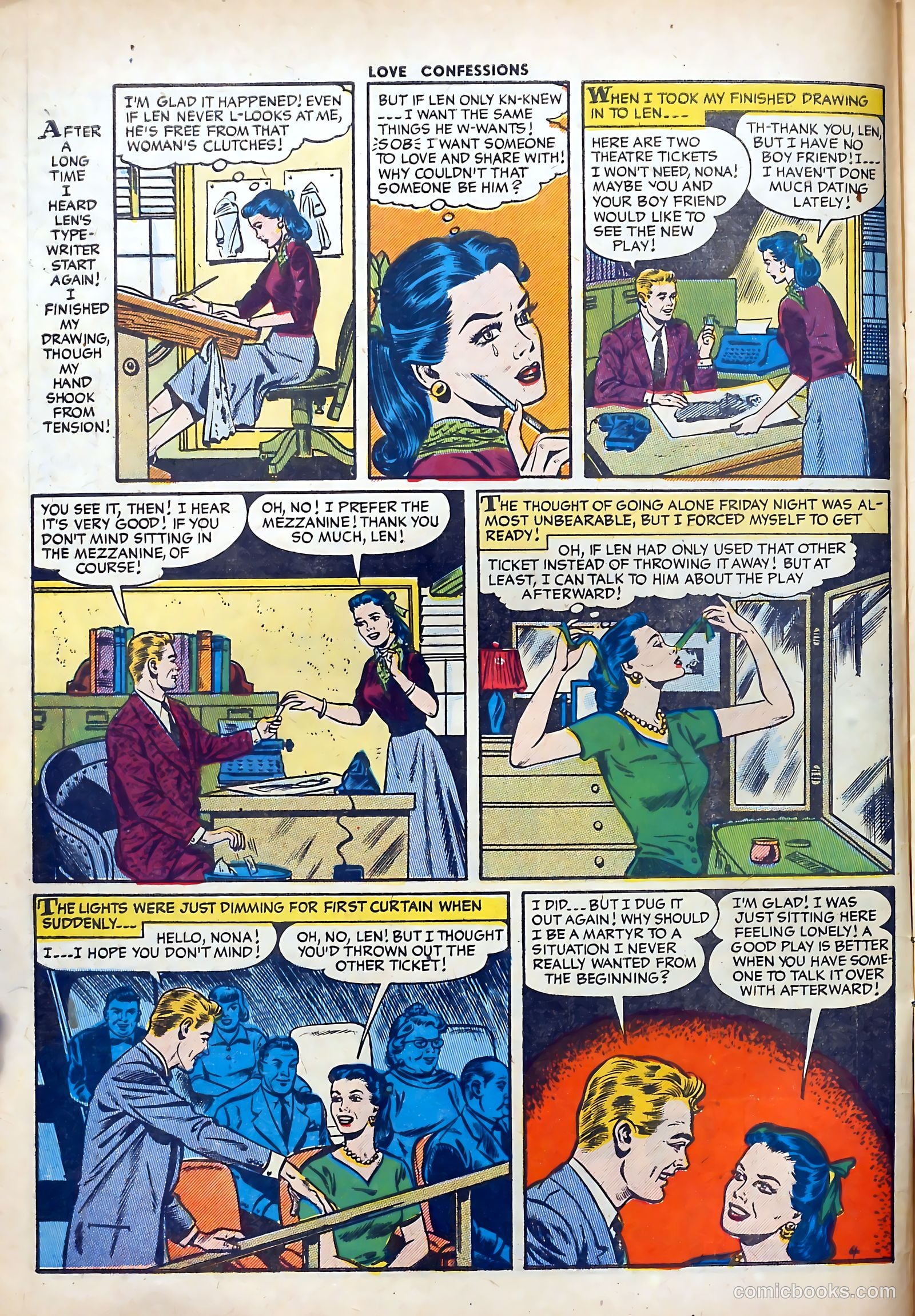 Love Confessions #53 (1956) — page 6 of 36