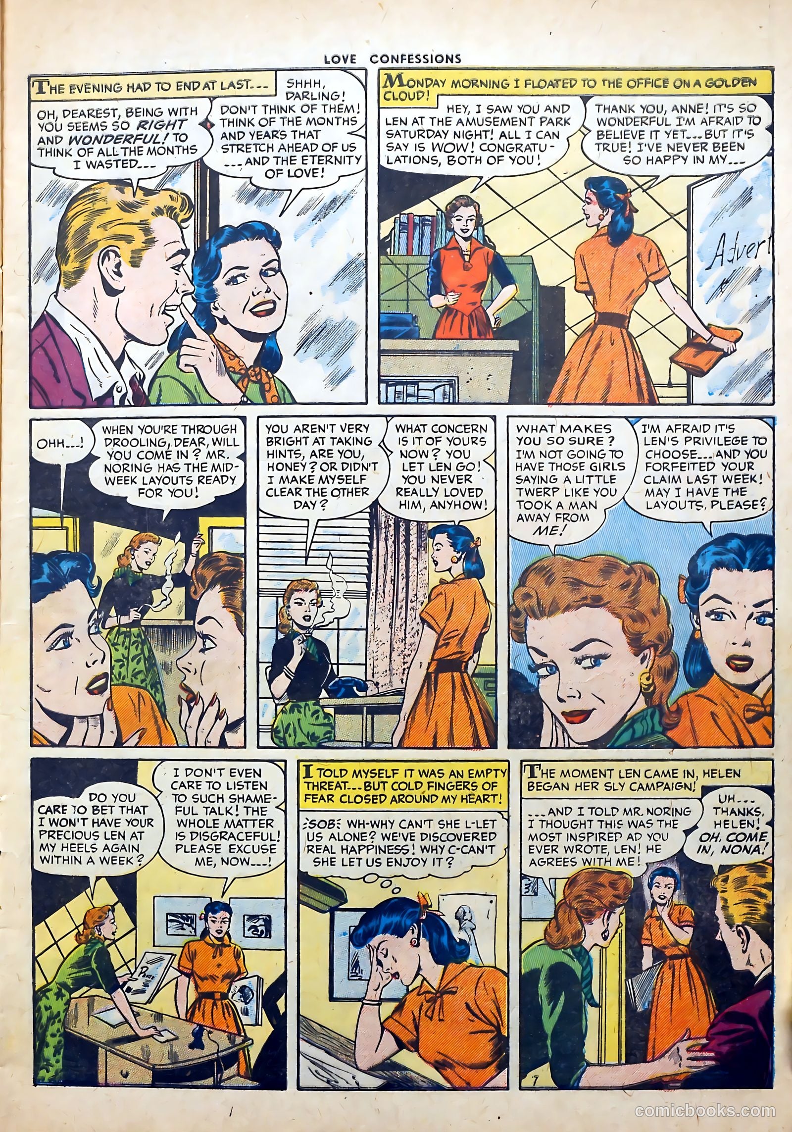 Love Confessions #53 (1956) — page 9 of 36