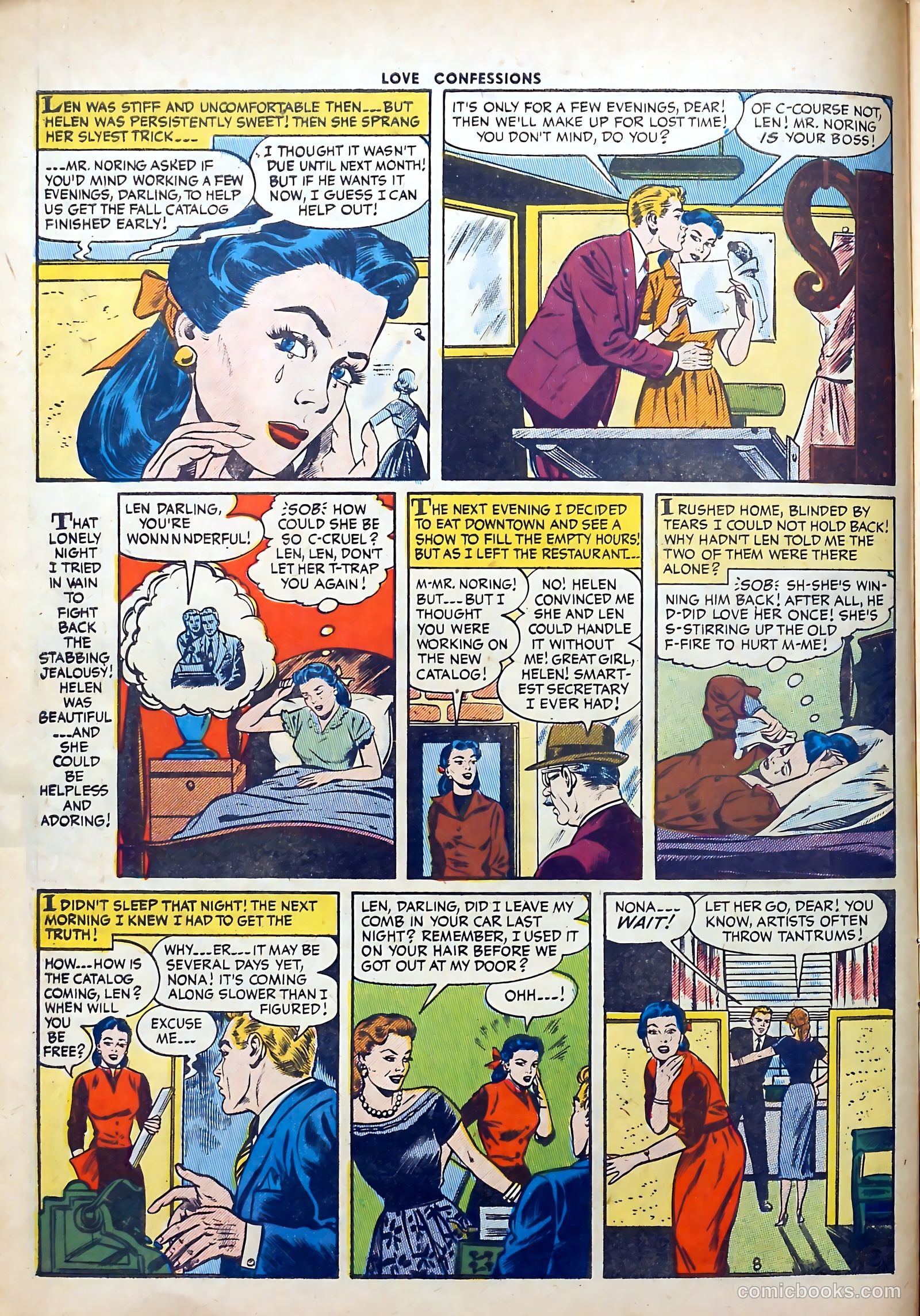 Love Confessions #53 (1956) — page 10 of 36