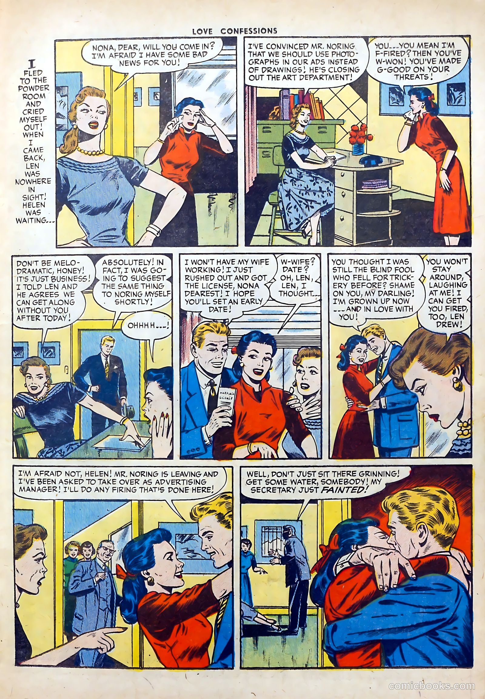 Love Confessions #53 (1956) — page 11 of 36