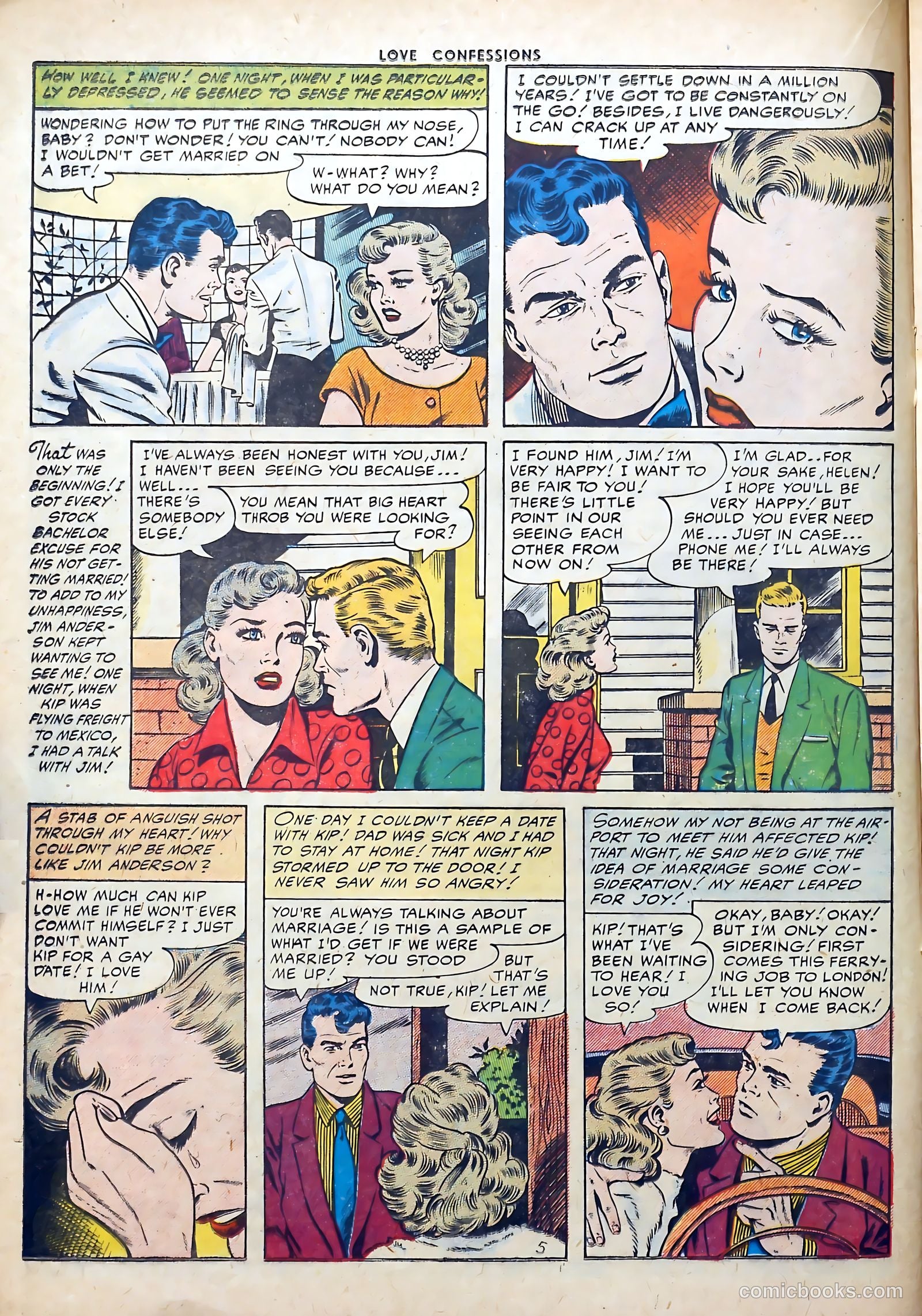 Love Confessions #53 (1956) — page 16 of 36