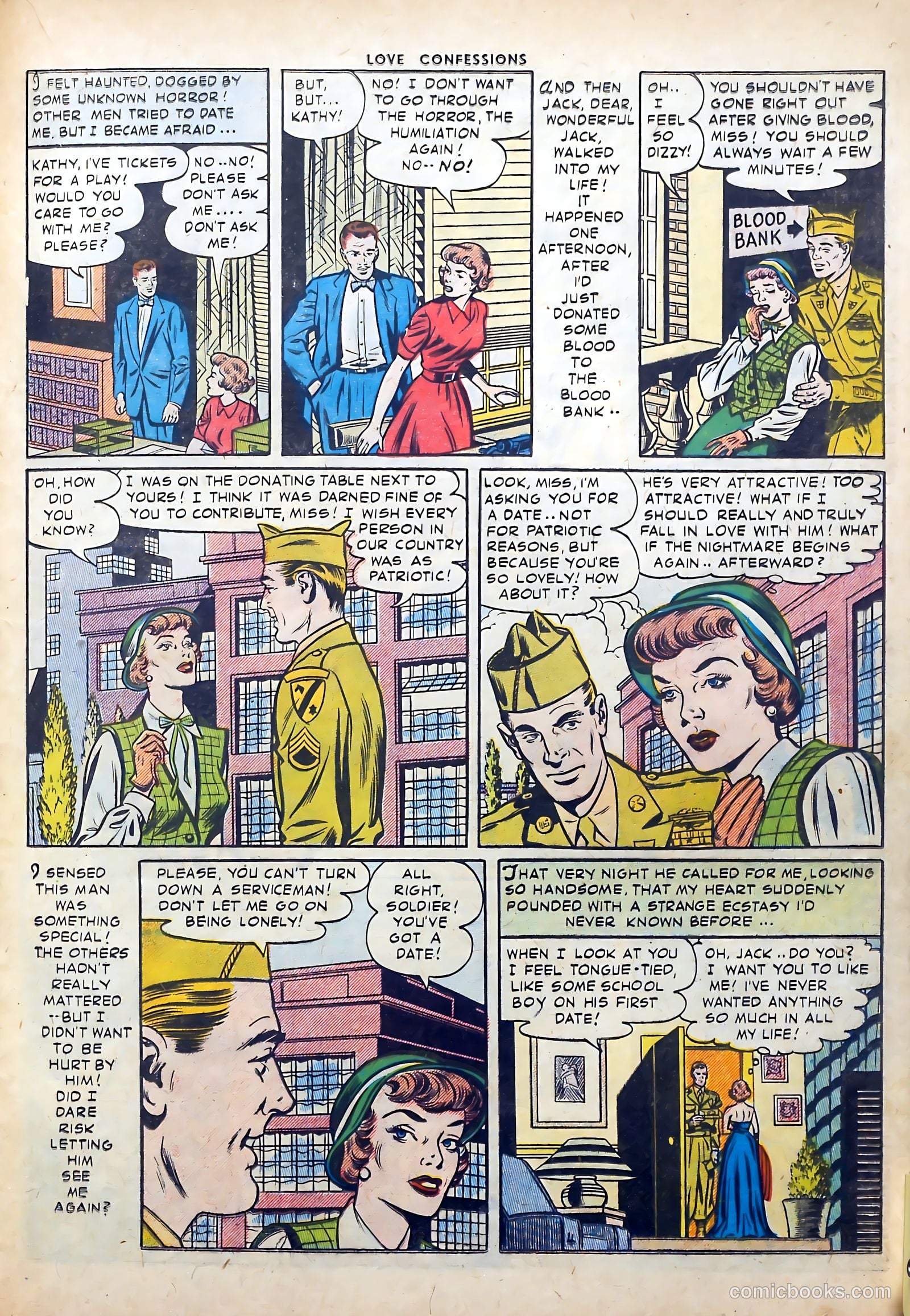 Love Confessions #53 (1956) — page 21 of 36