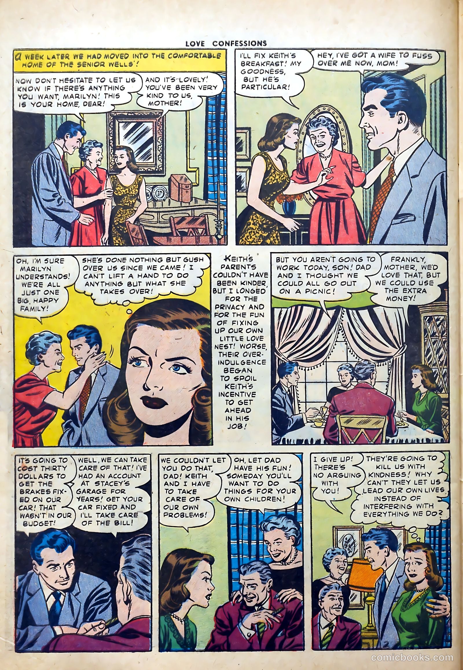 Love Confessions #53 (1956) — page 28 of 36
