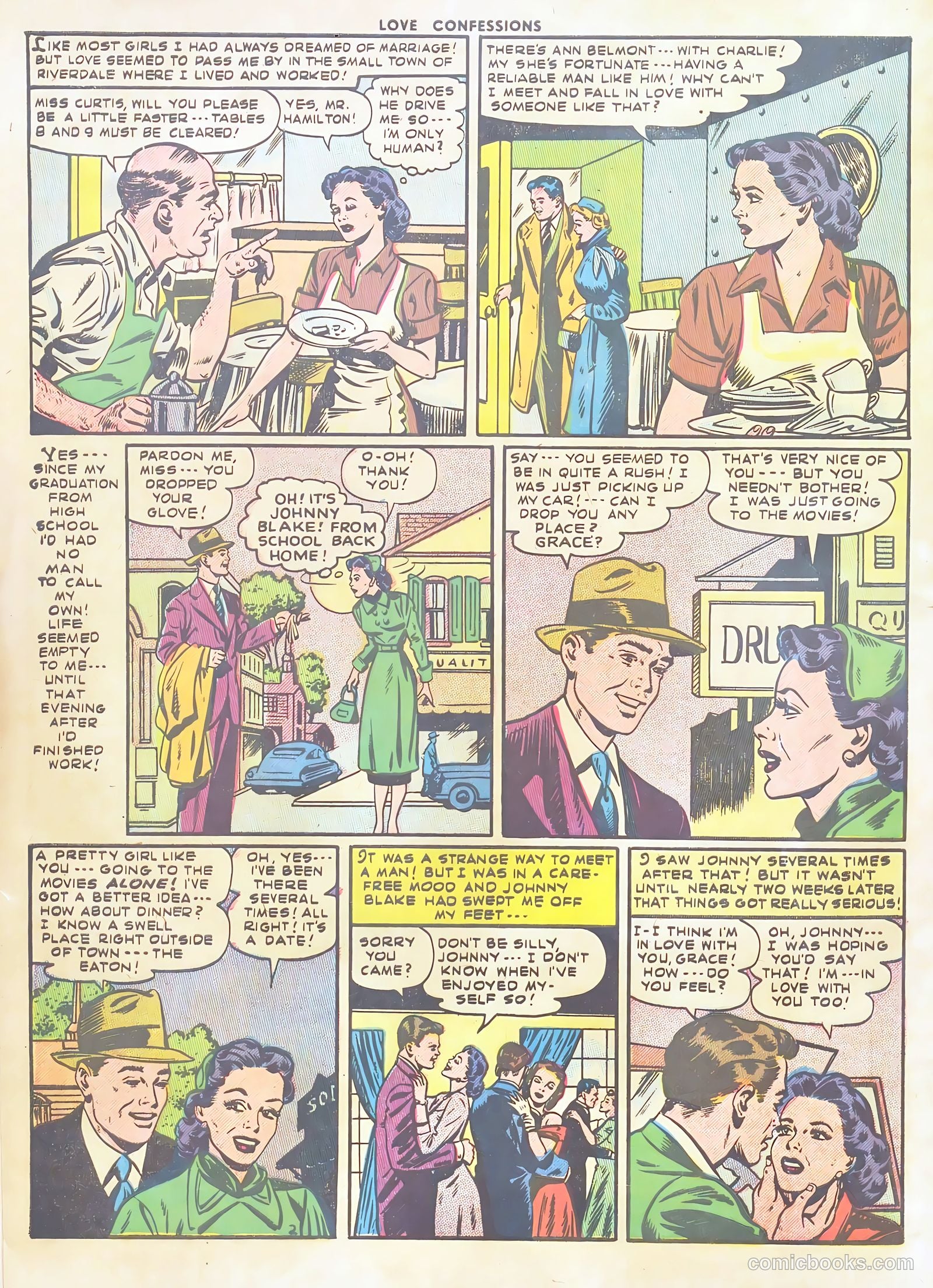 Love Confessions #54 (1956) — page 4 of 37