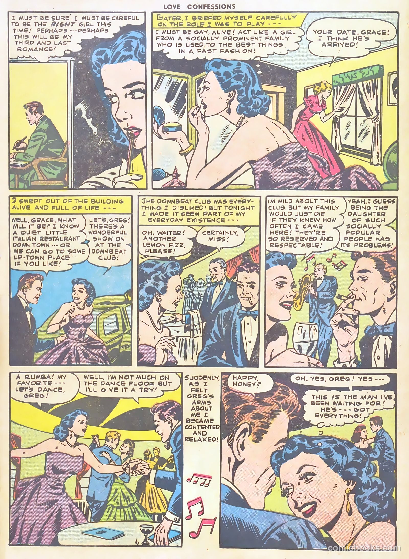 Love Confessions #54 (1956) — page 8 of 37