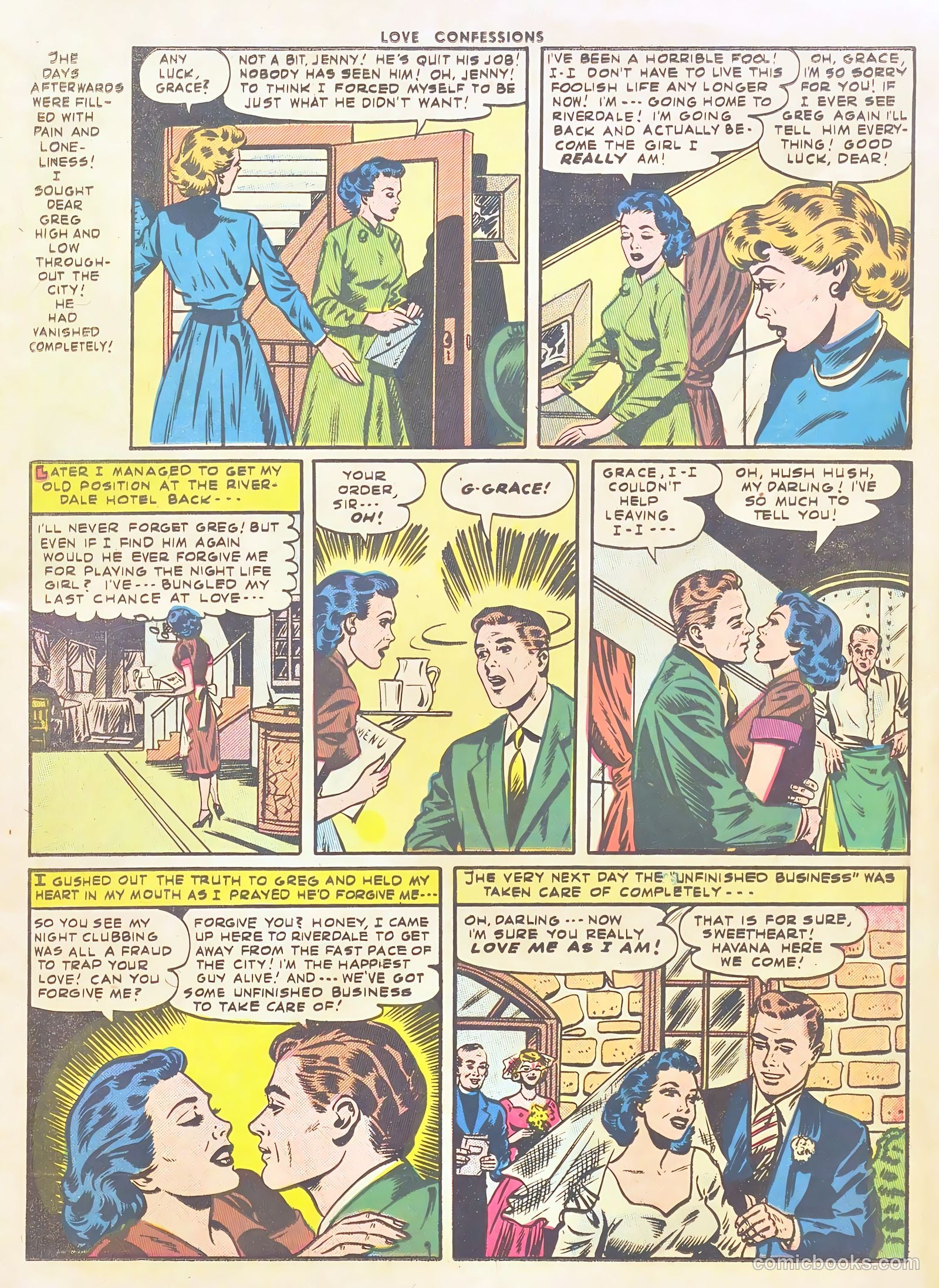 Love Confessions #54 (1956) — page 11 of 37