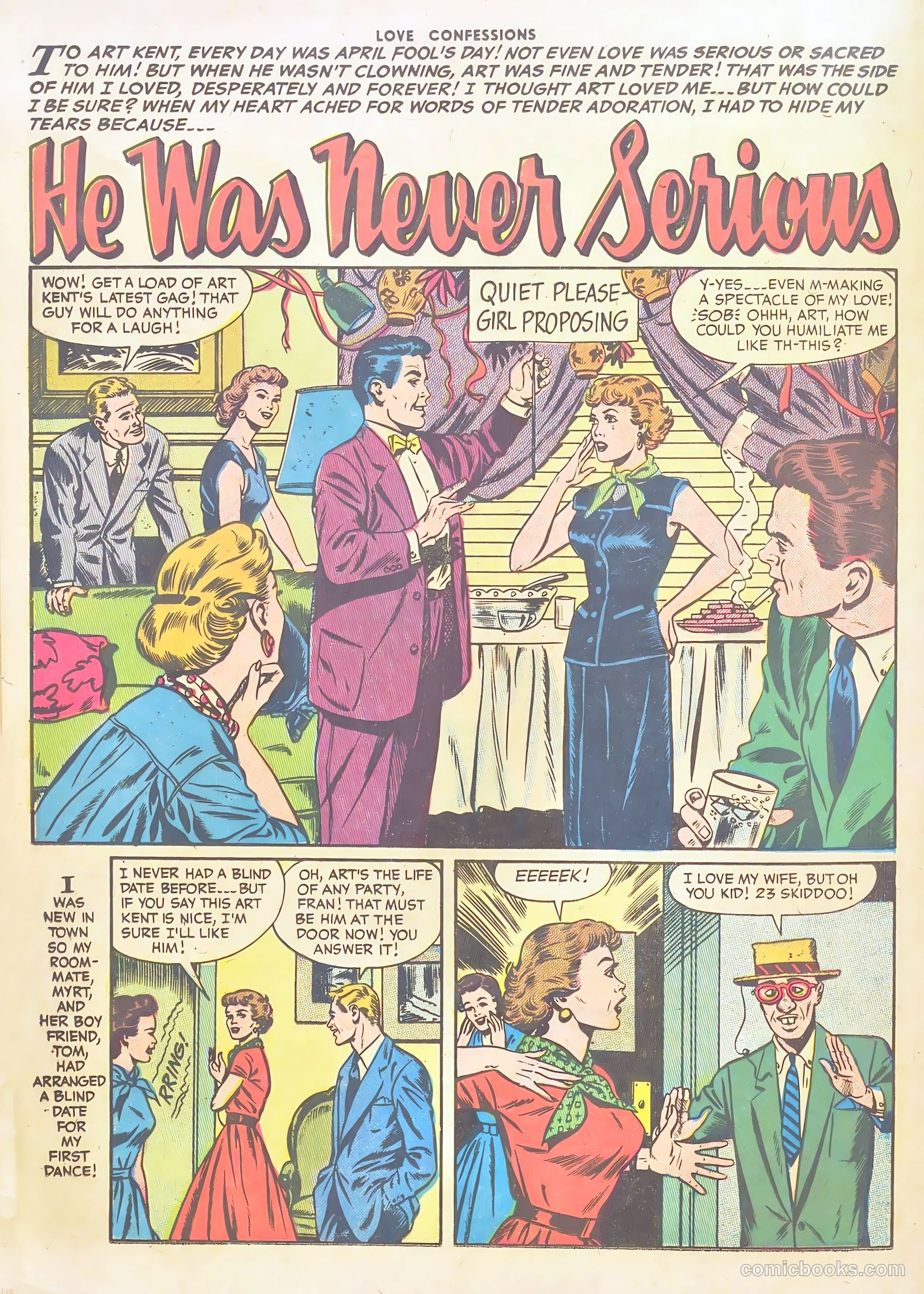 Love Confessions #54 (1956) — page 12 of 37