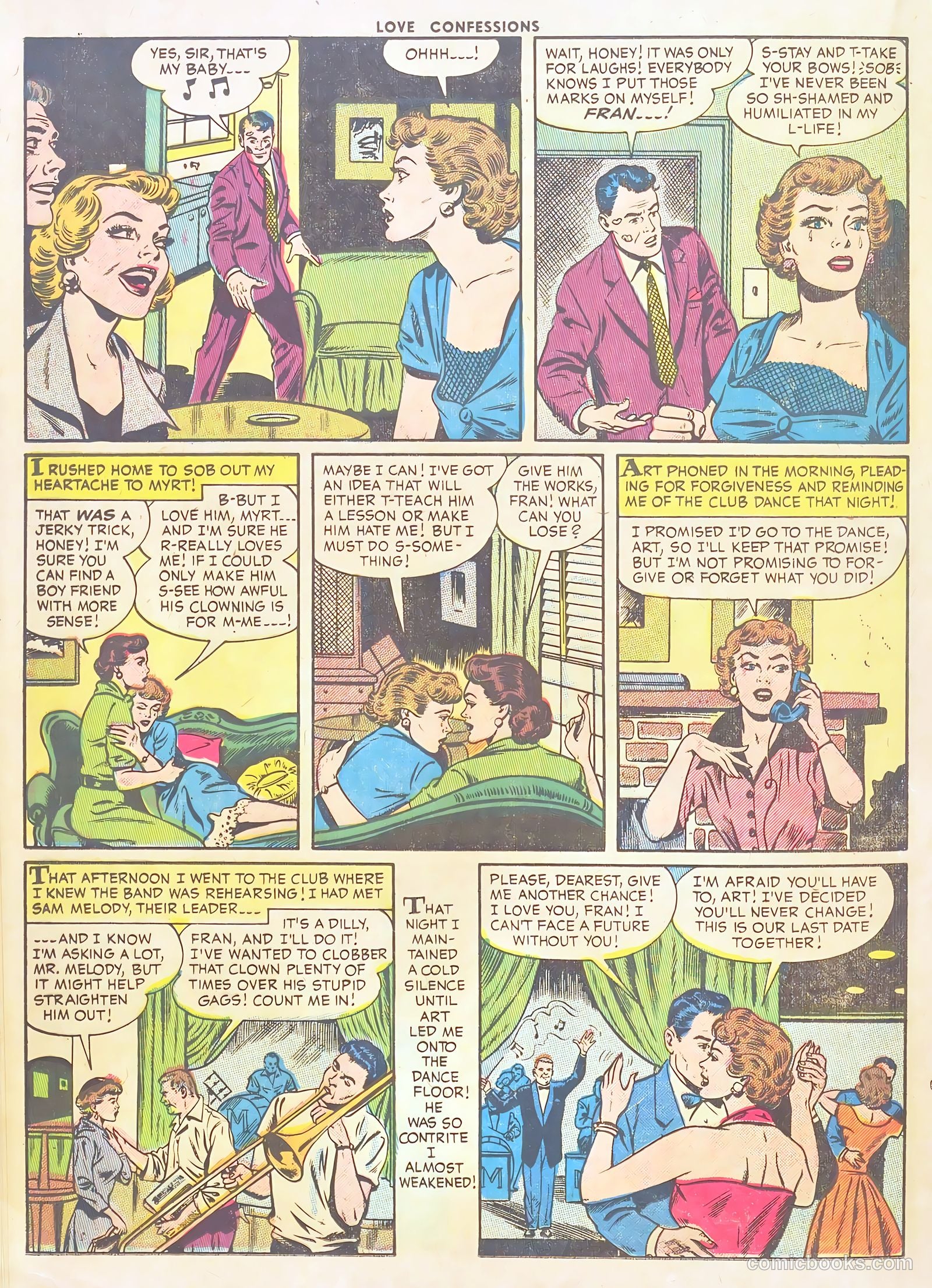 Love Confessions #54 (1956) — page 16 of 37