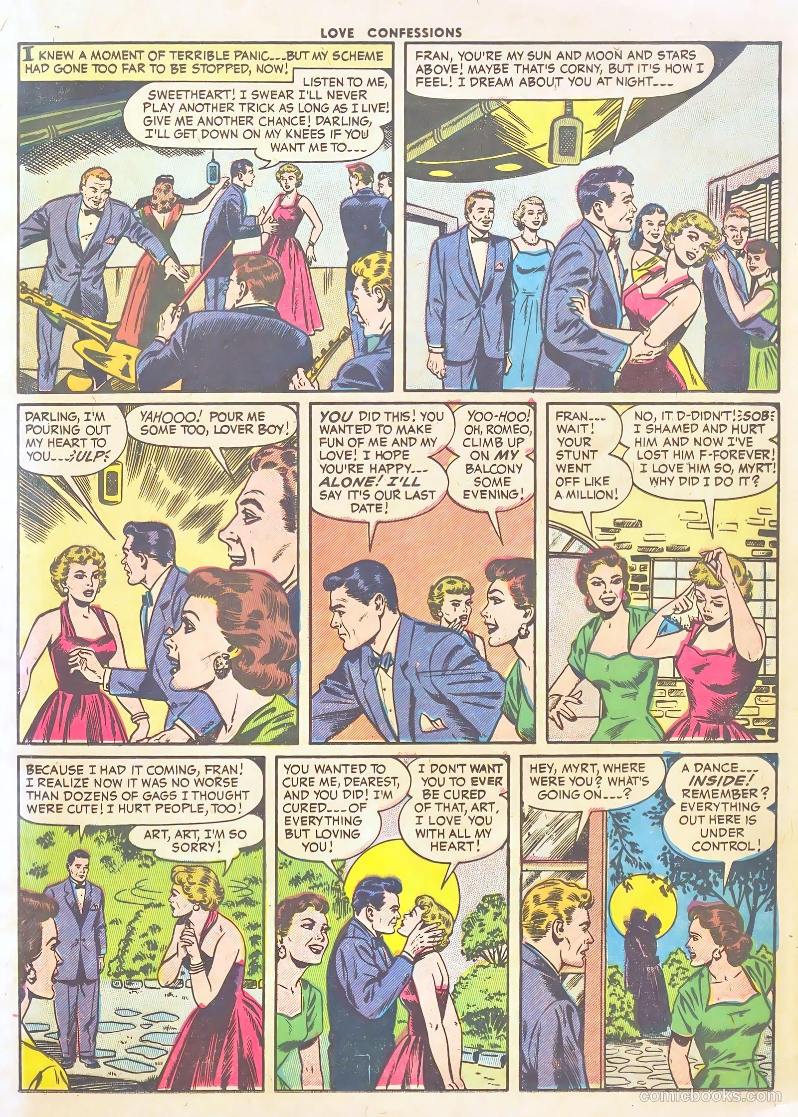 Love Confessions #54 (1956) — page 17 of 37