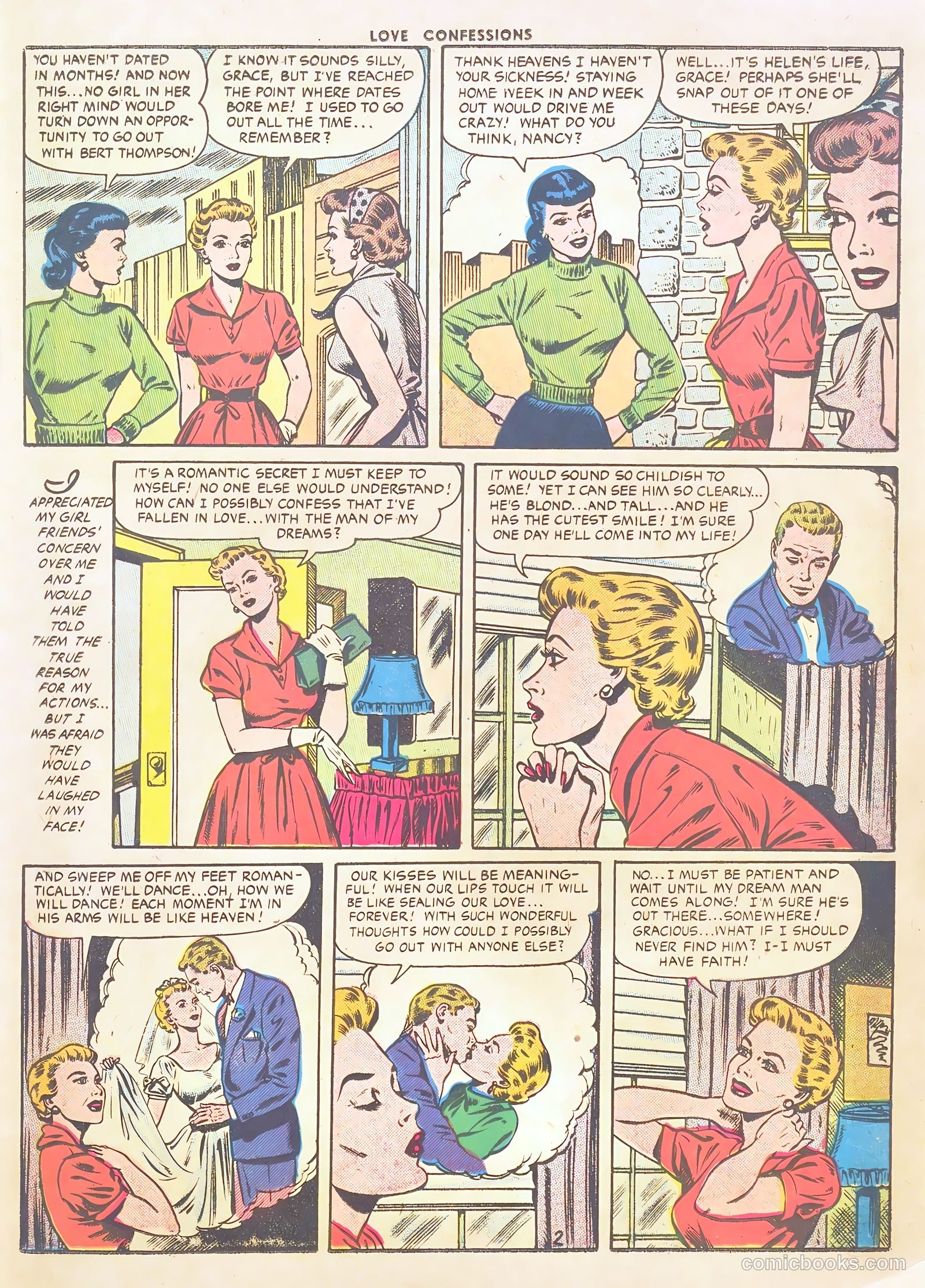 Love Confessions #54 (1956) — page 19 of 37