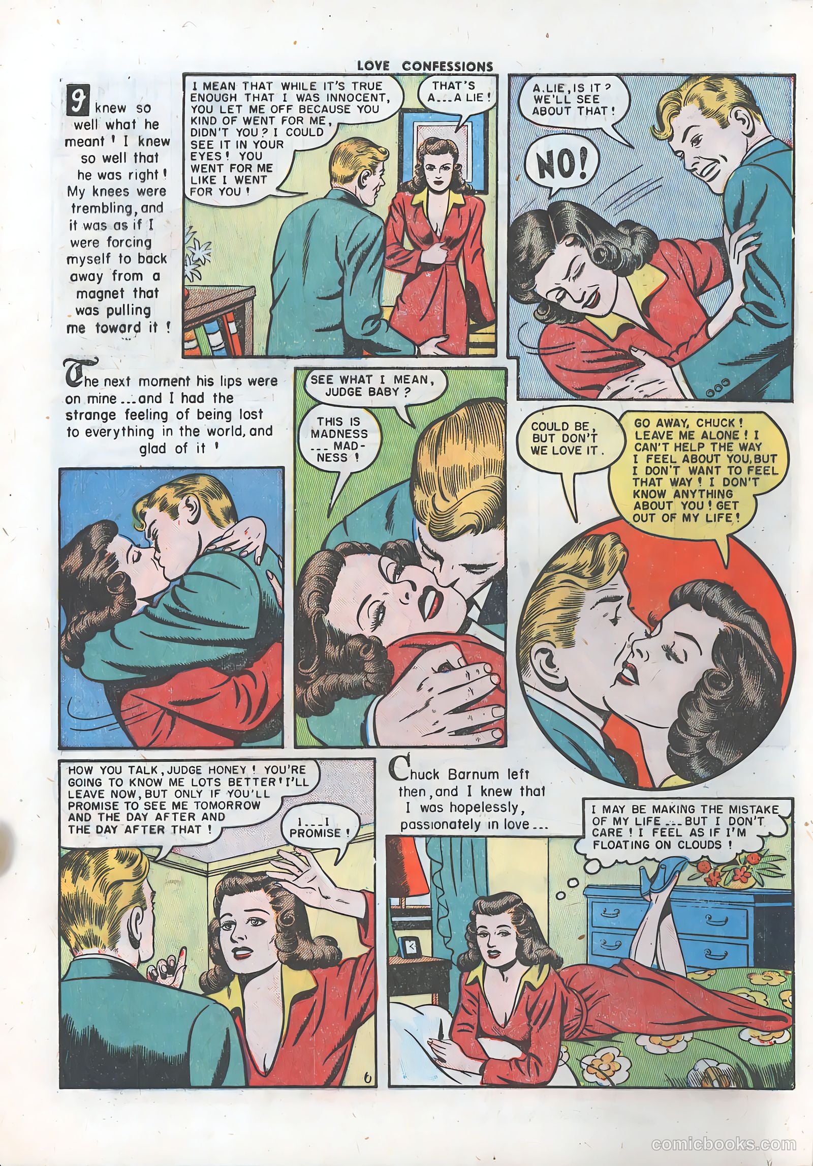 Love Confessions #6 (1950) — page 8 of 51
