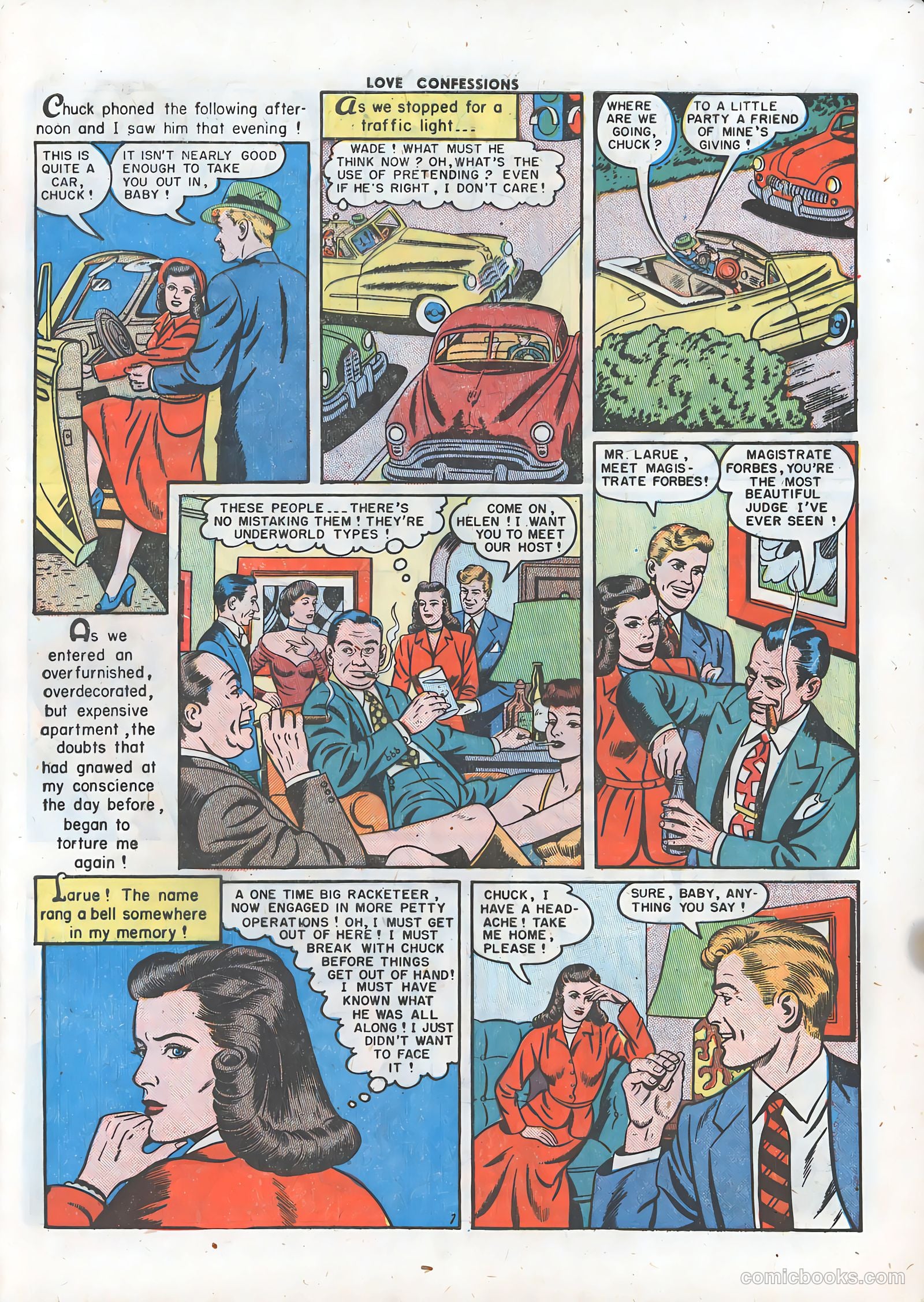 Love Confessions #6 (1950) — page 9 of 51