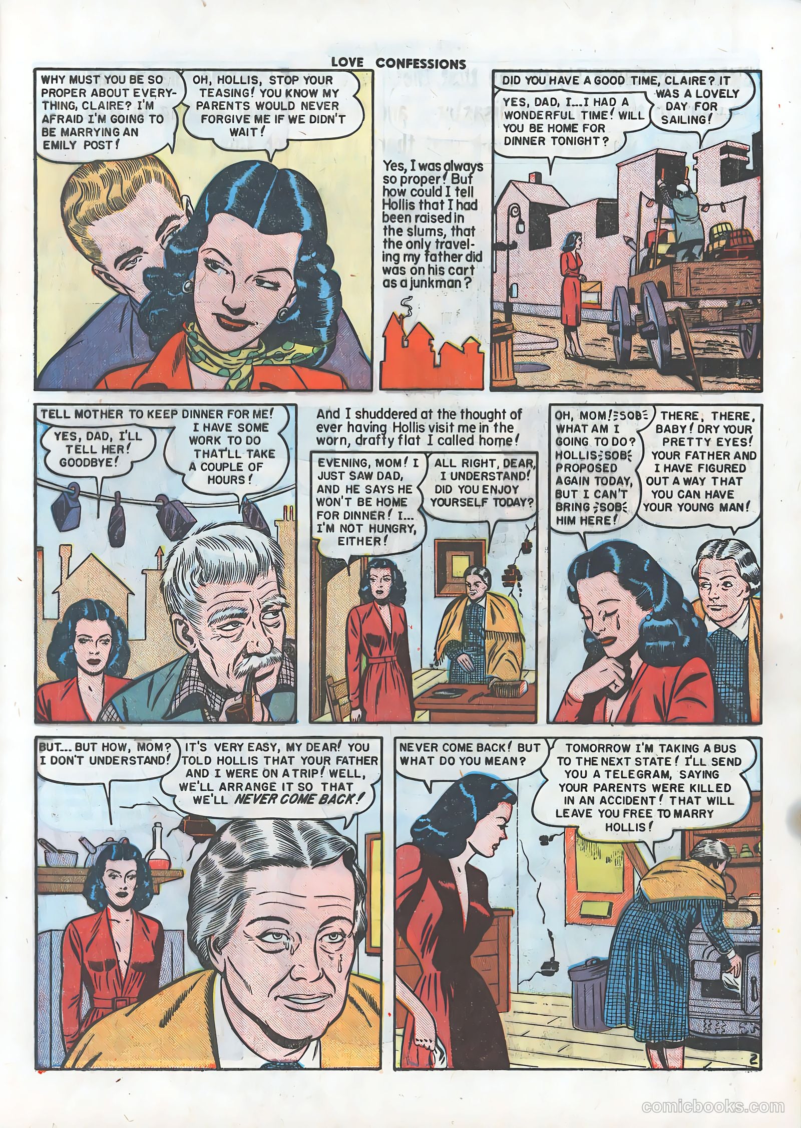 Love Confessions #6 (1950) — page 13 of 51