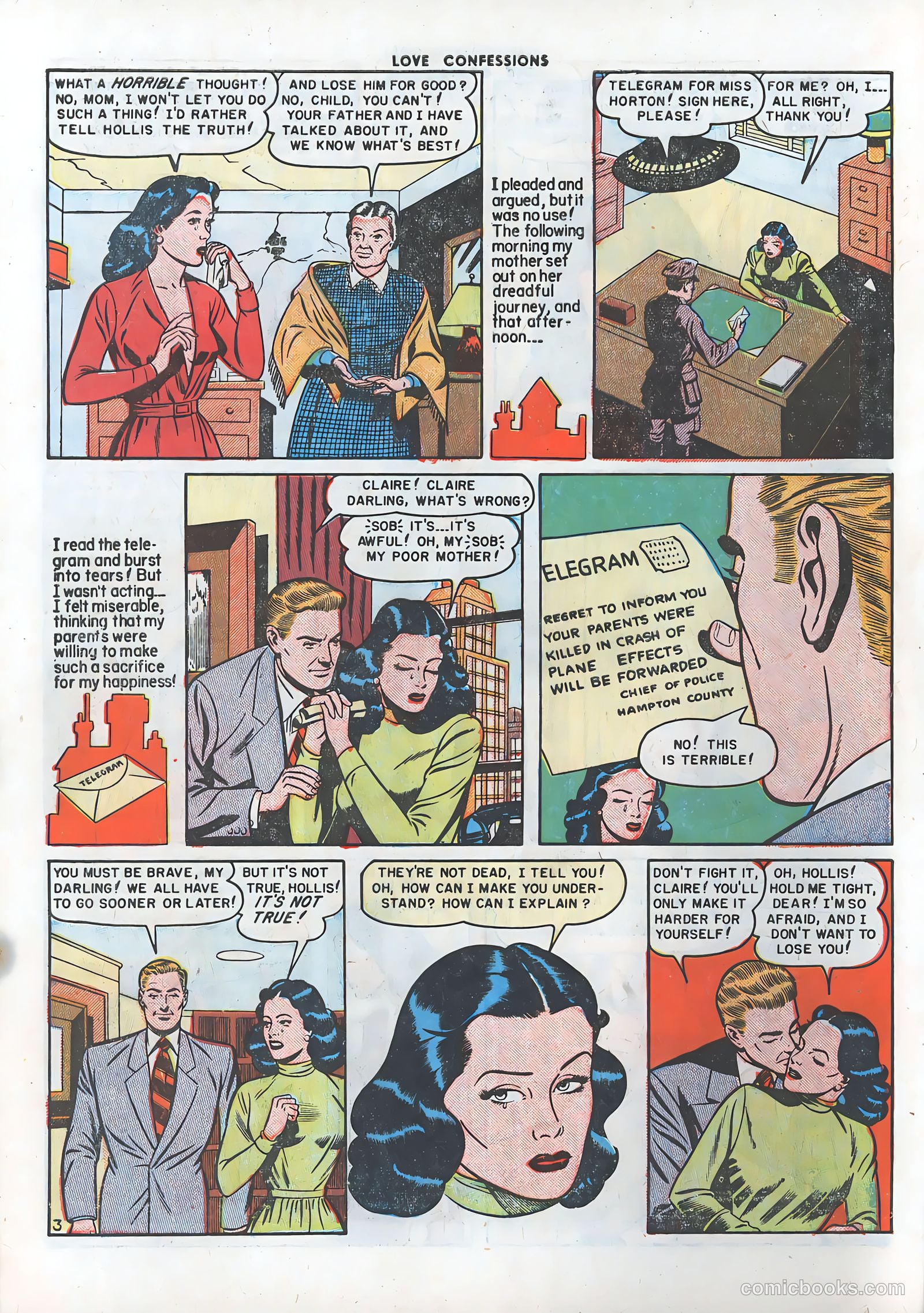 Love Confessions #6 (1950) — page 14 of 51