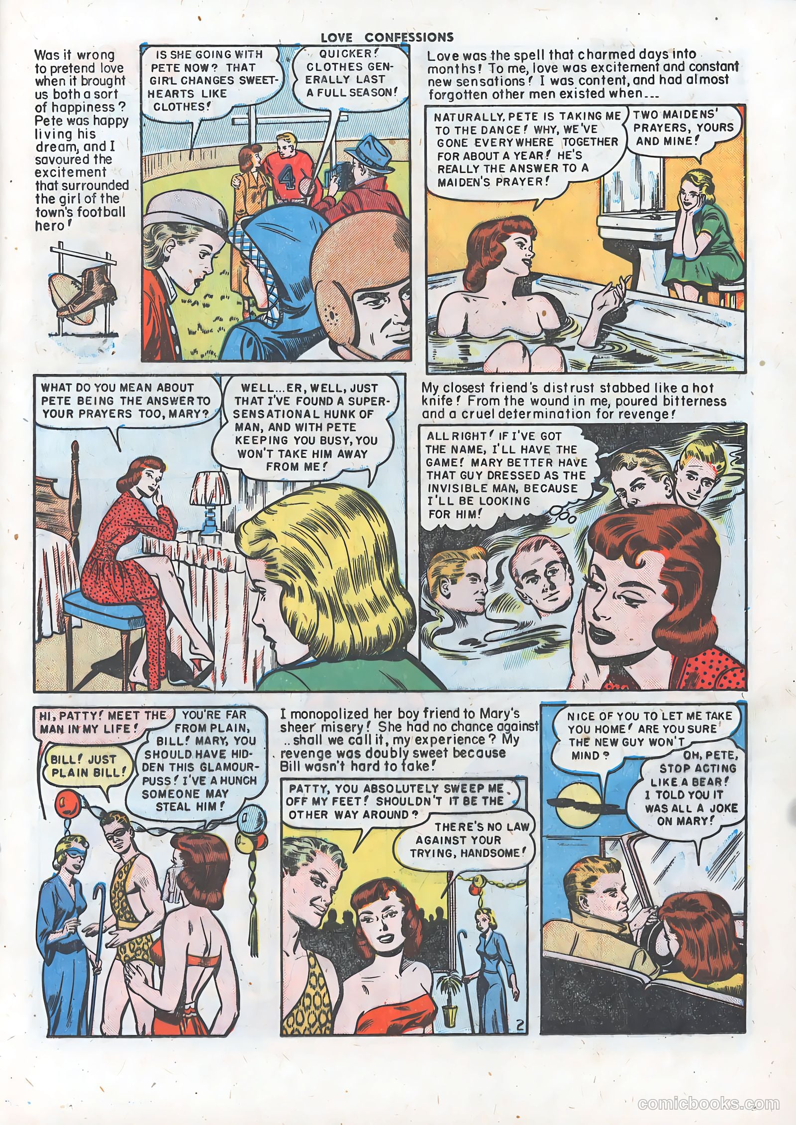 Love Confessions #6 (1950) — page 21 of 51