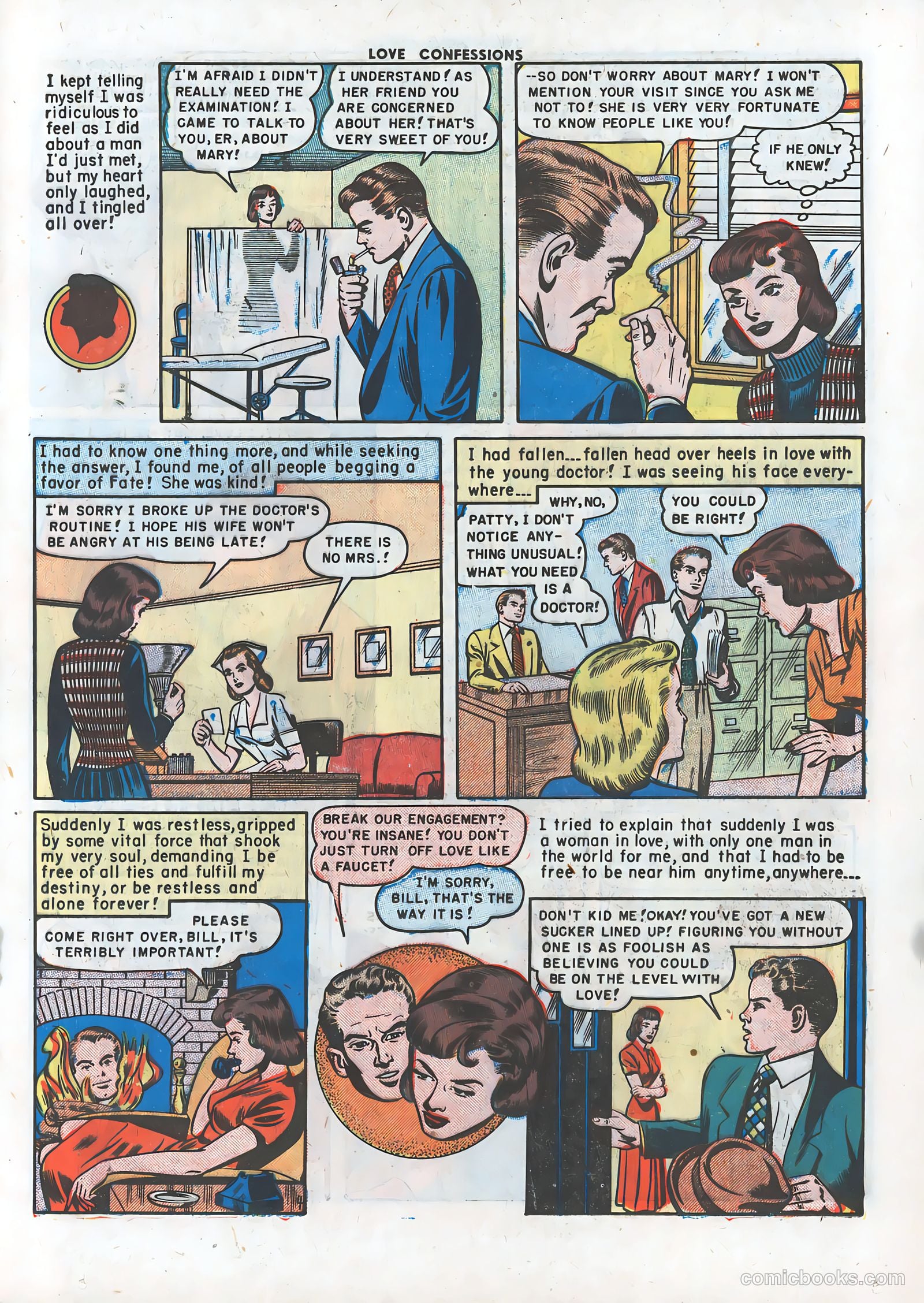 Love Confessions #6 (1950) — page 23 of 51