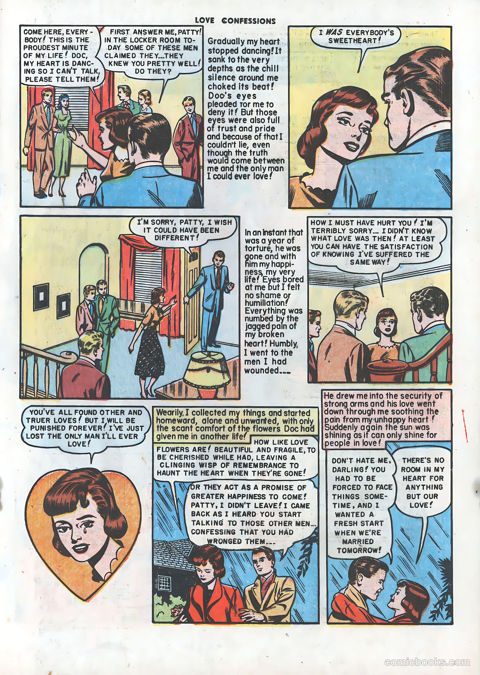 Love Confessions #6 (1950) — page 25 of 51