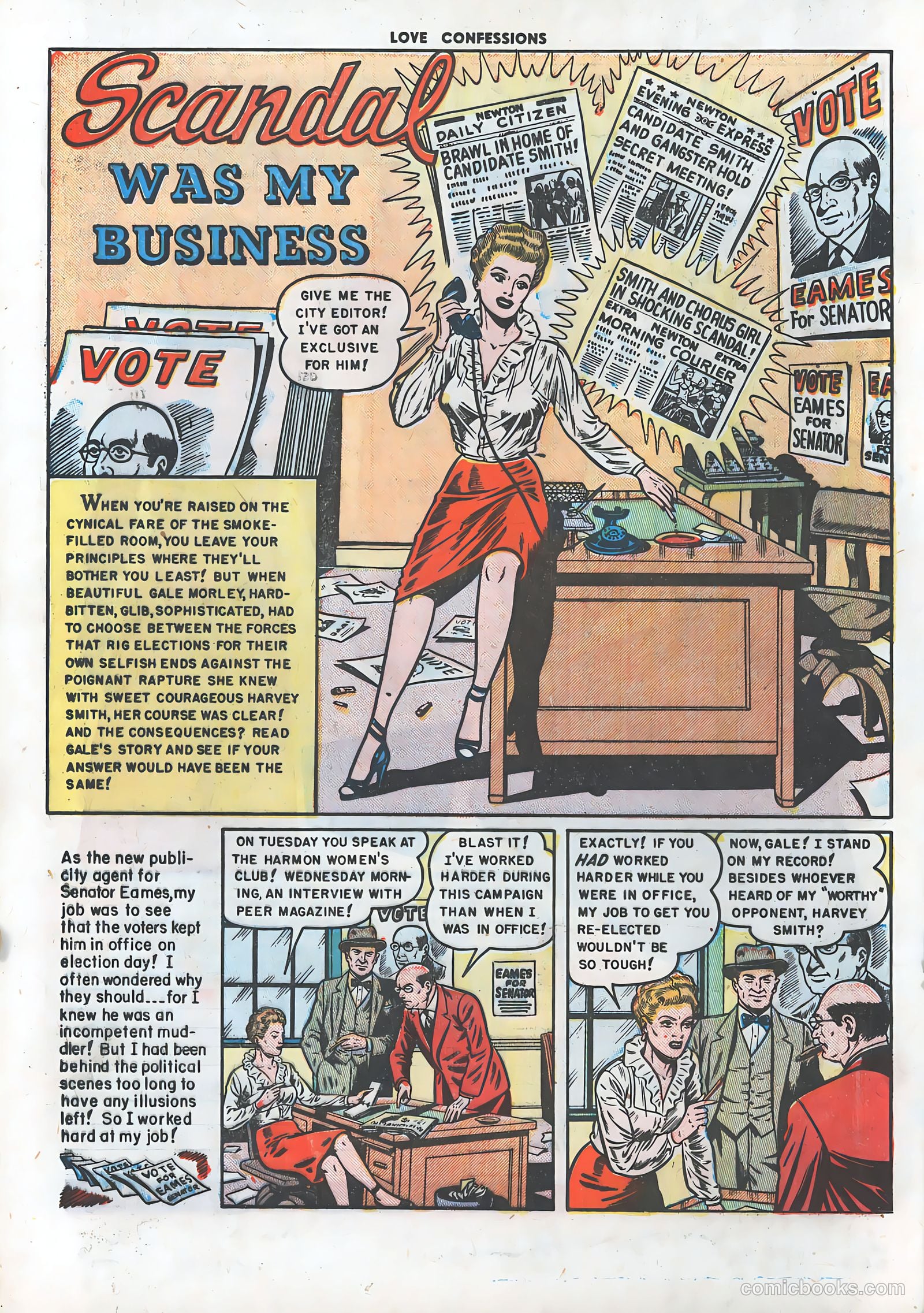 Love Confessions #6 (1950) — page 27 of 51