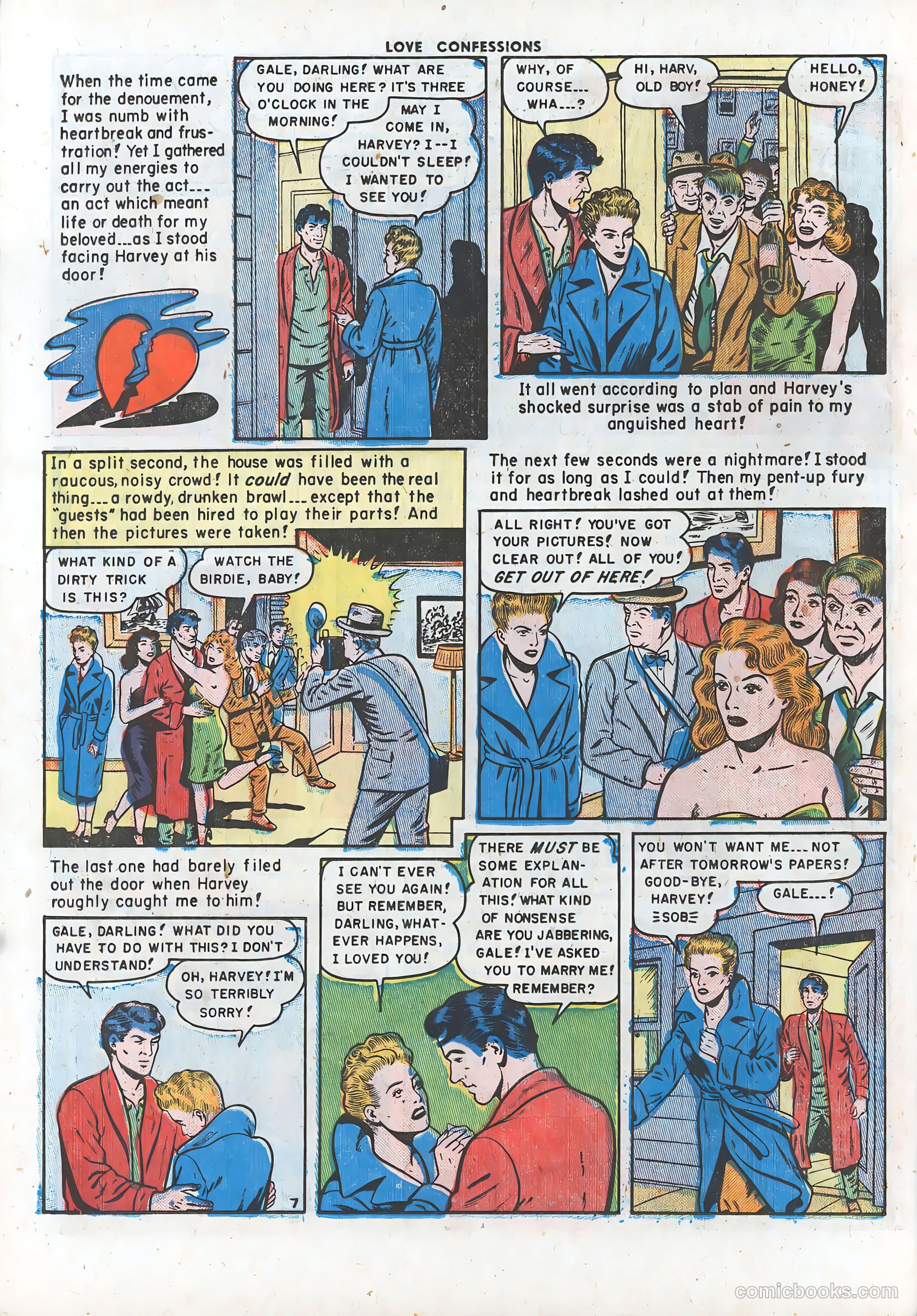 Love Confessions #6 (1950) — page 33 of 51