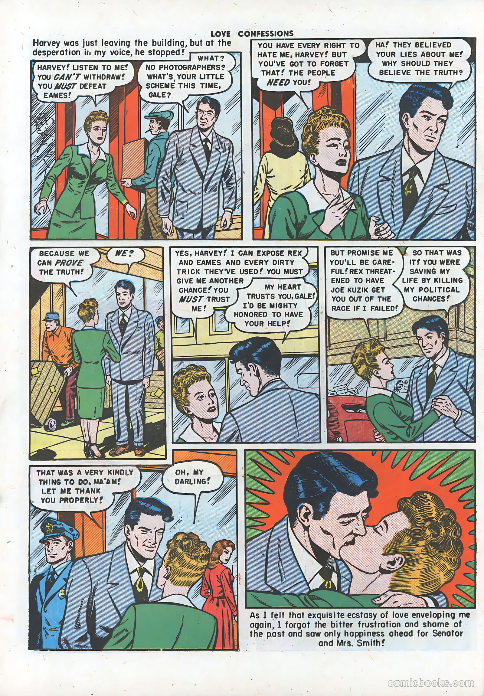Love Confessions #6 (1950) — page 35 of 51
