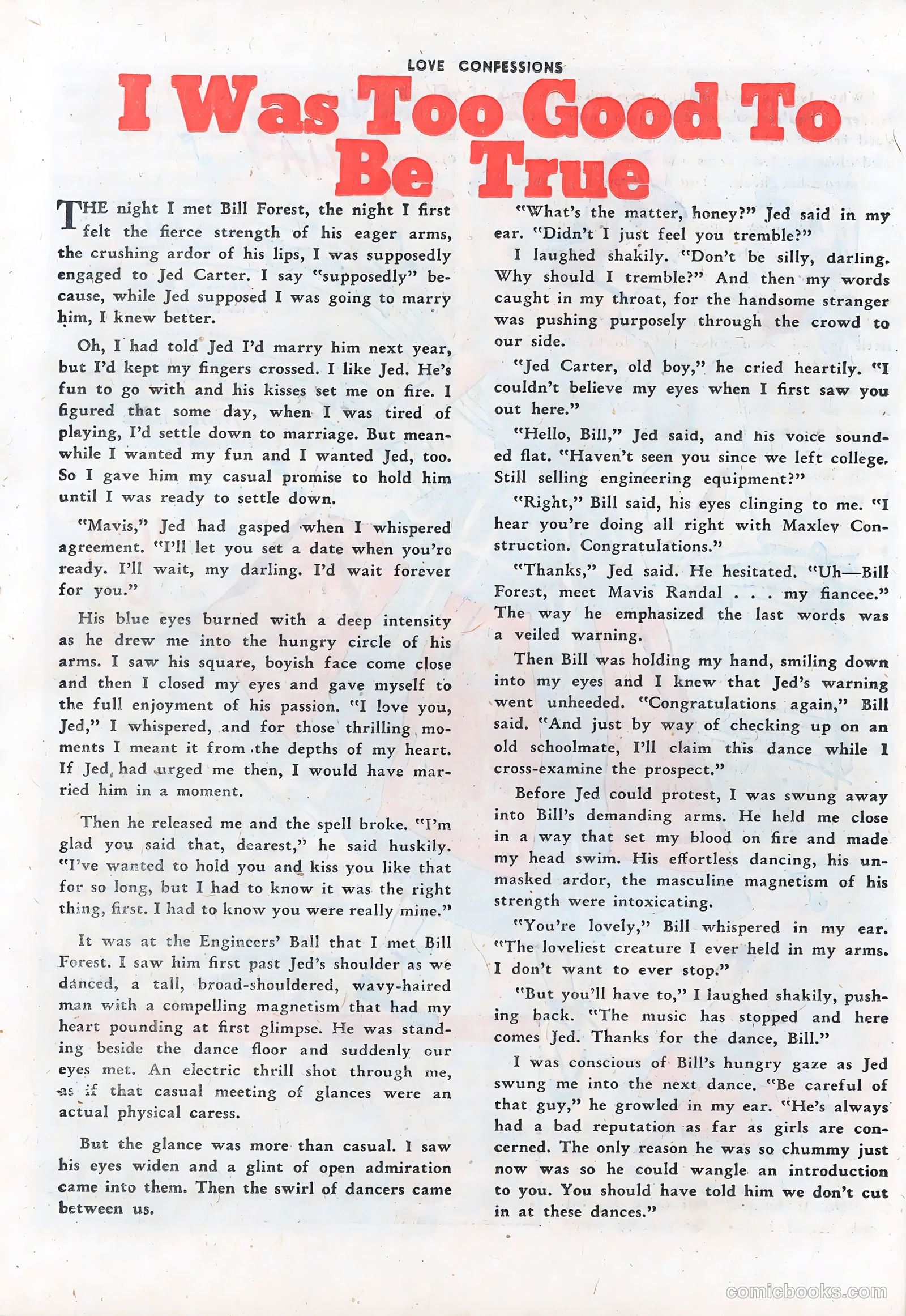 Love Confessions #6 (1950) — page 37 of 51