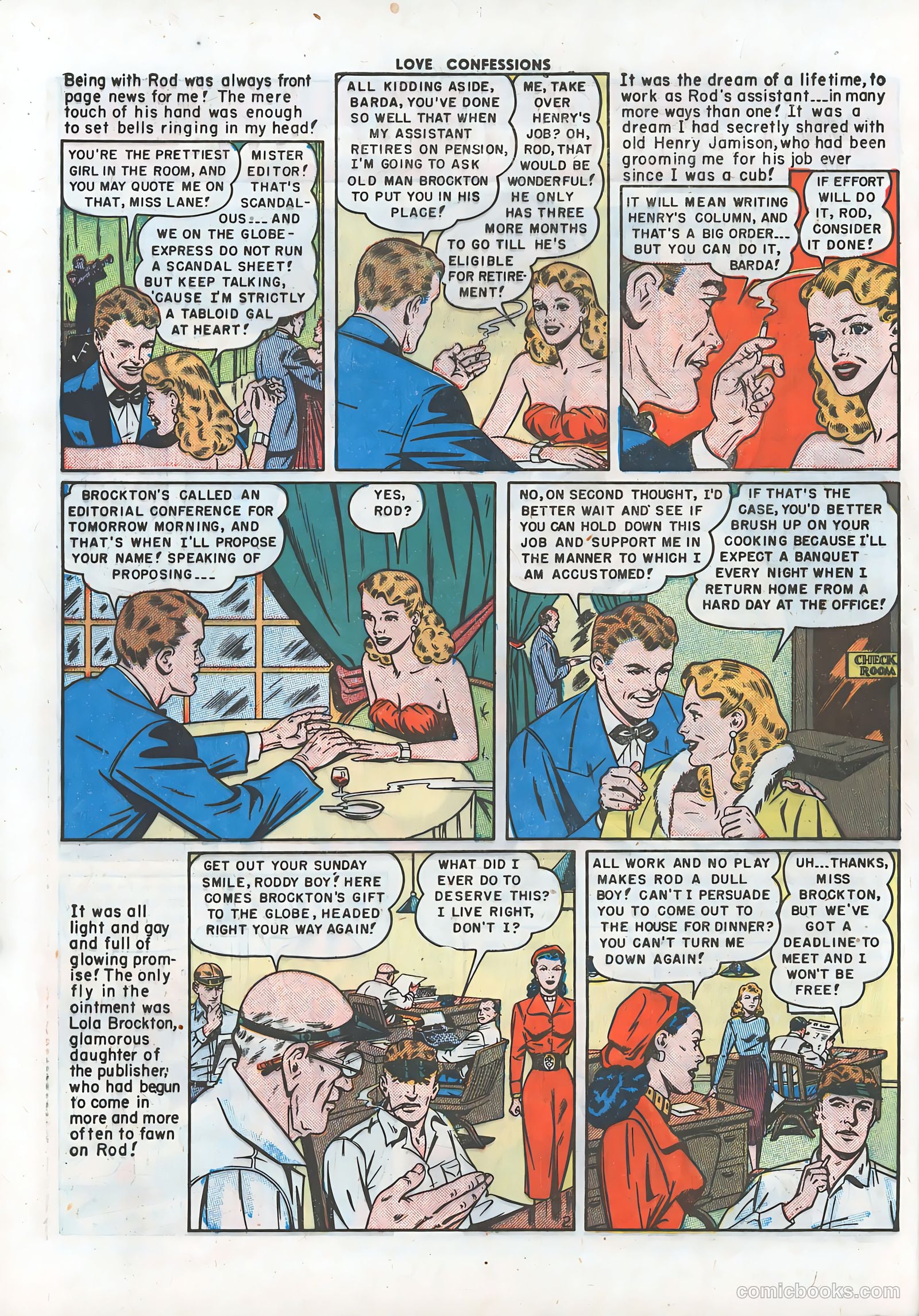 Love Confessions #6 (1950) — page 41 of 51