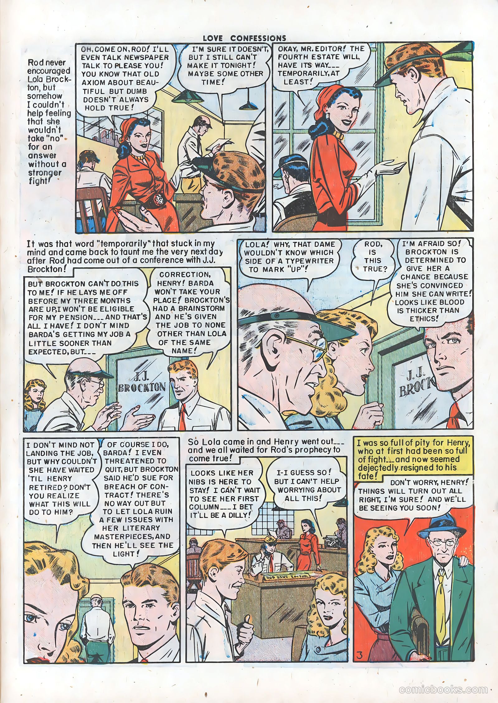 Love Confessions #6 (1950) — page 42 of 51