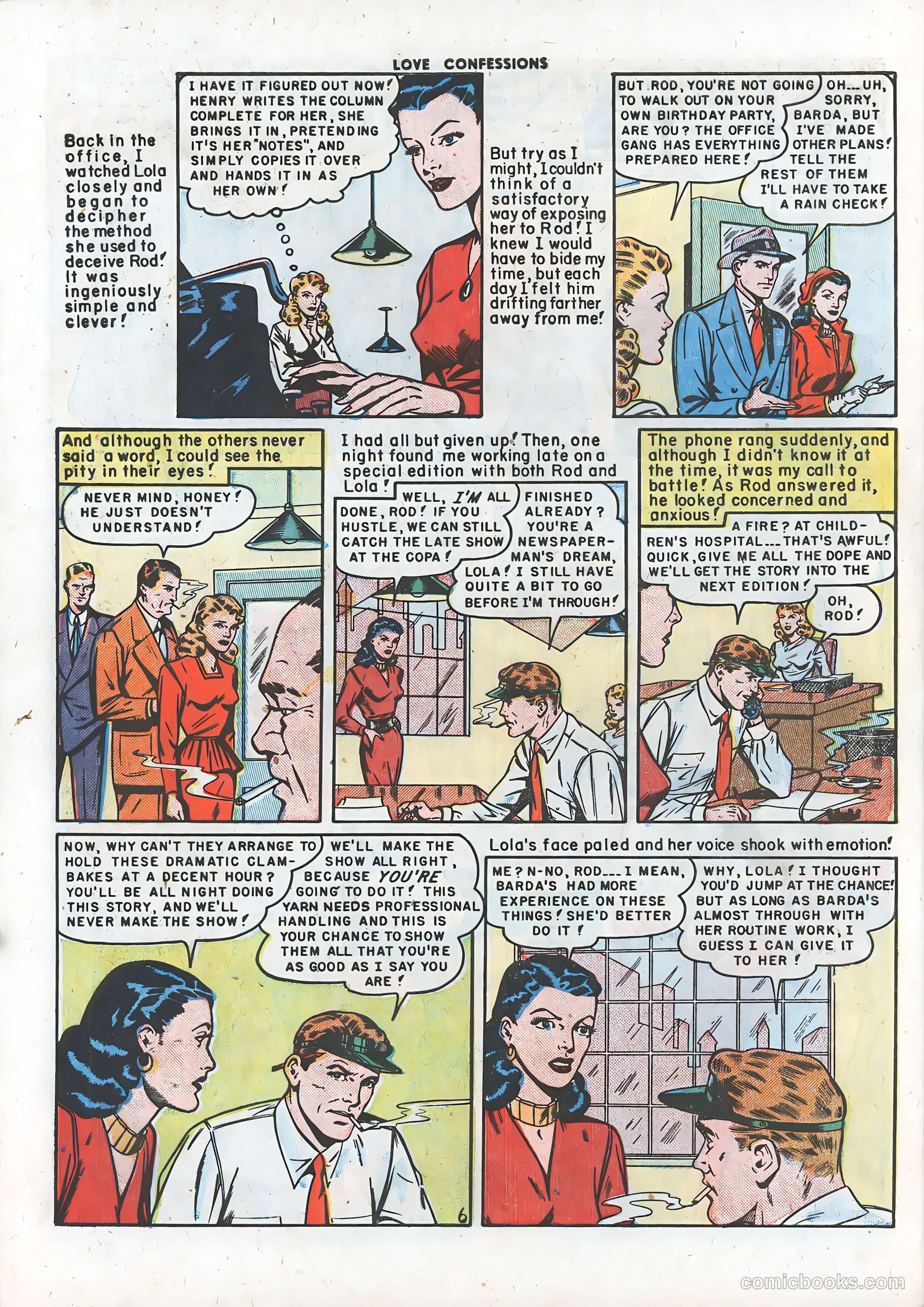 Love Confessions #6 (1950) — page 45 of 51