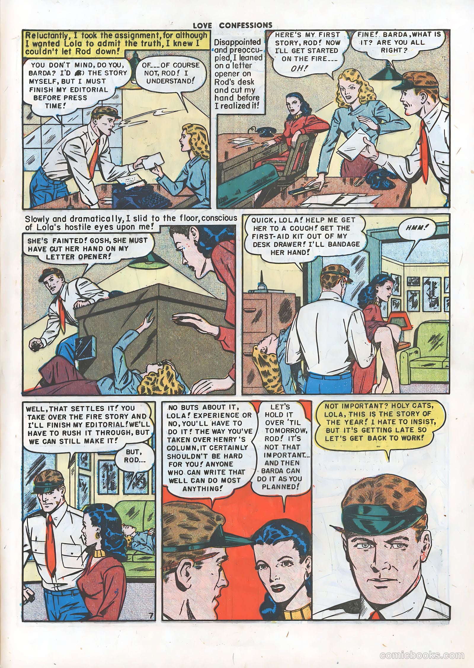 Love Confessions #6 (1950) — page 46 of 51