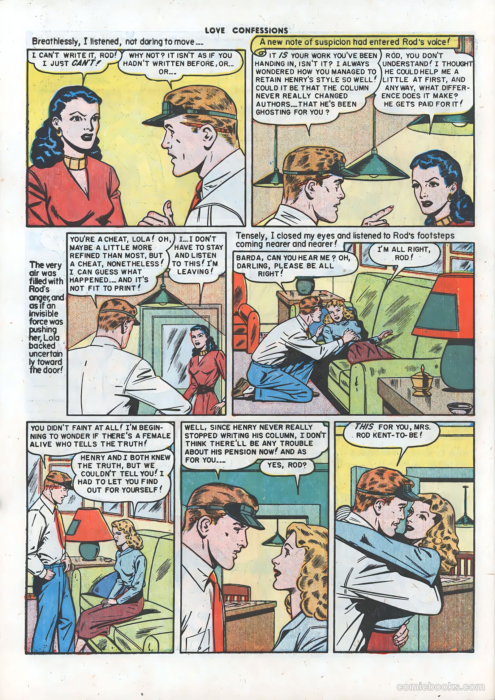 Love Confessions #6 (1950) — page 47 of 51