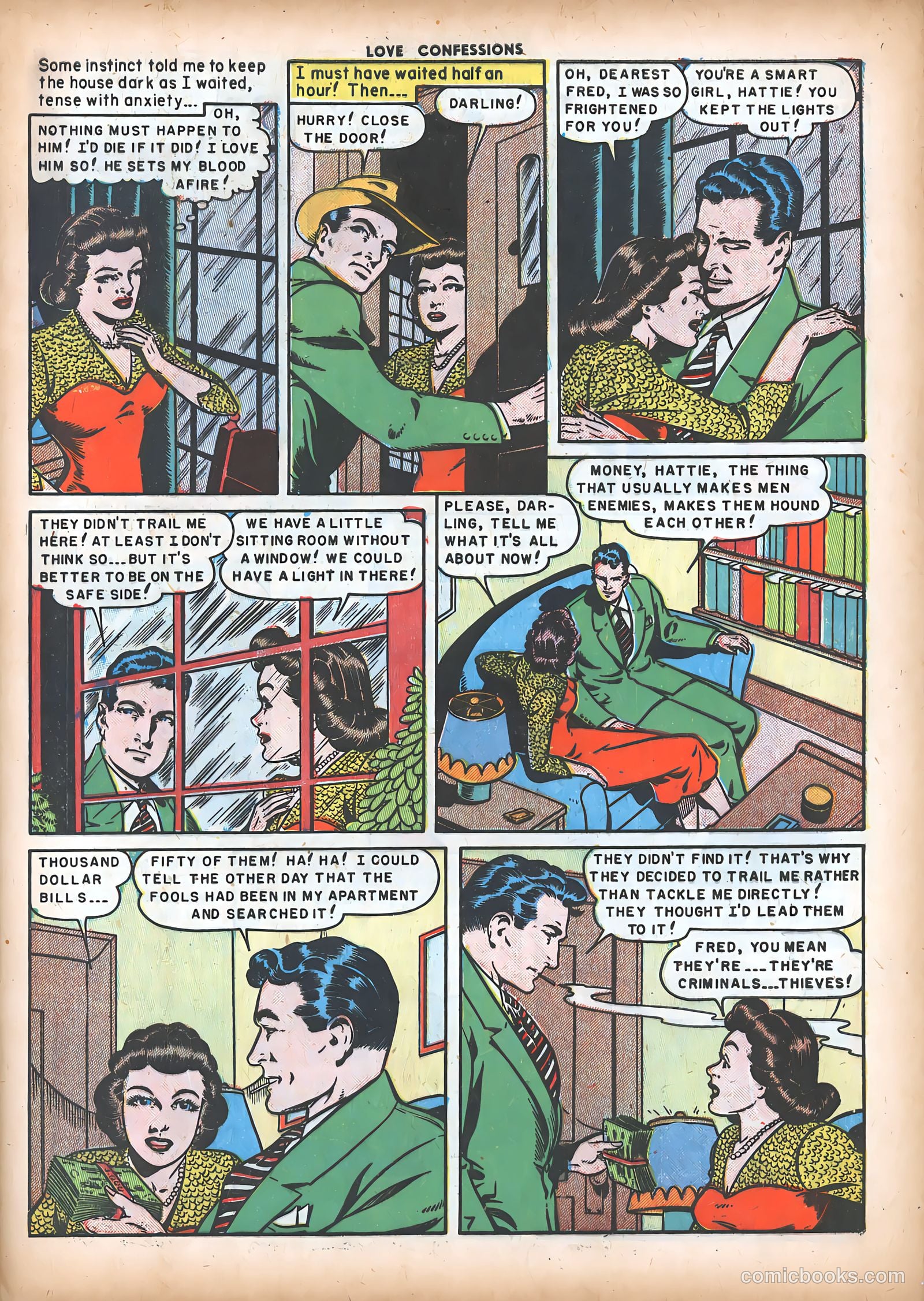 Love Confessions #7 (1950) — page 9 of 51