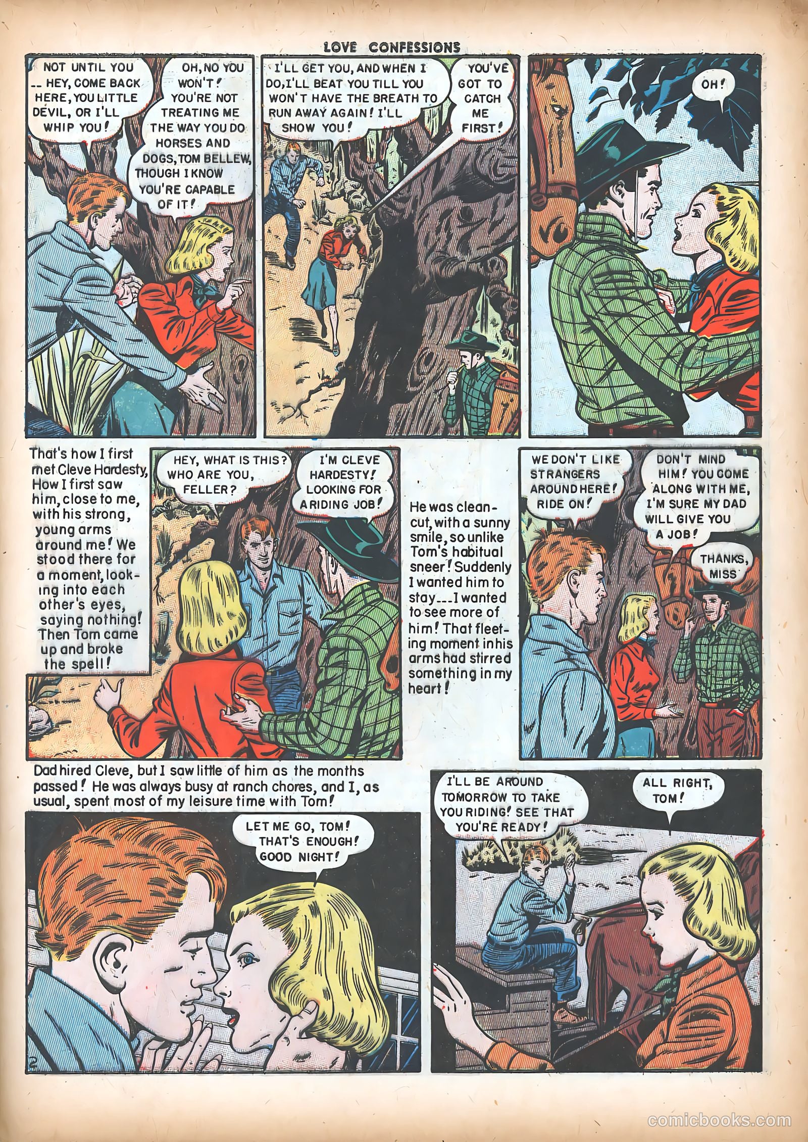 Love Confessions #7 (1950) — page 13 of 51