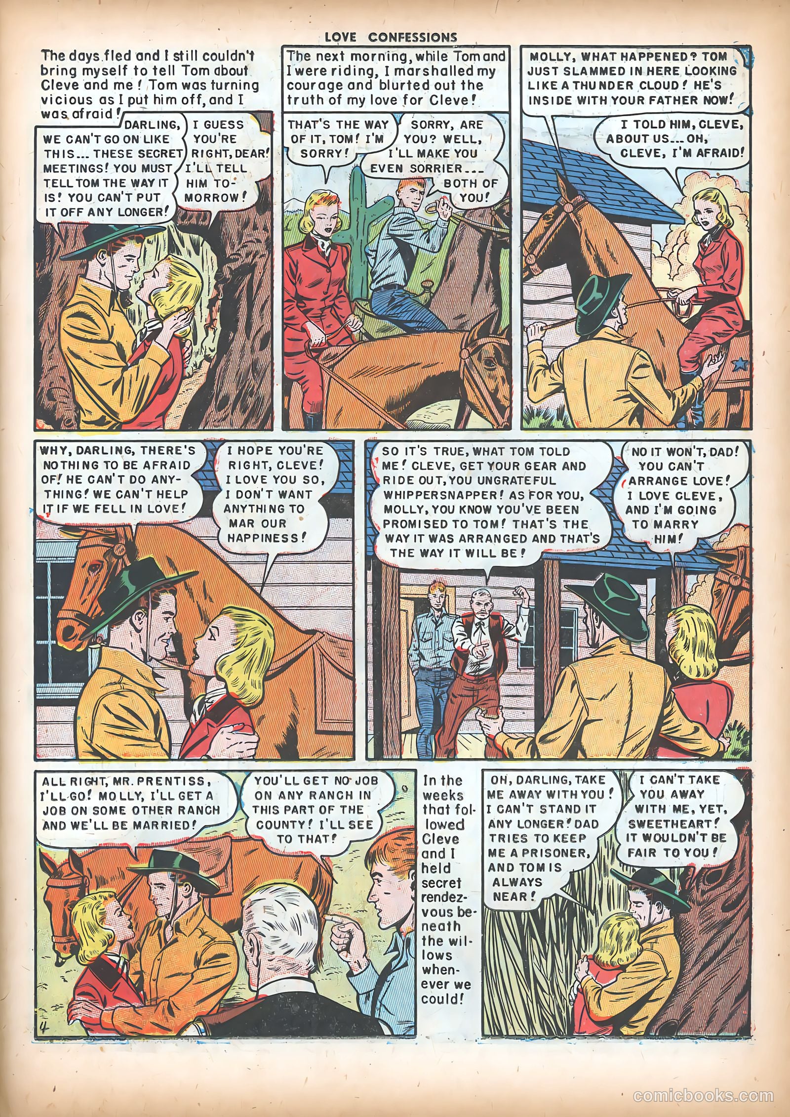 Love Confessions #7 (1950) — page 15 of 51