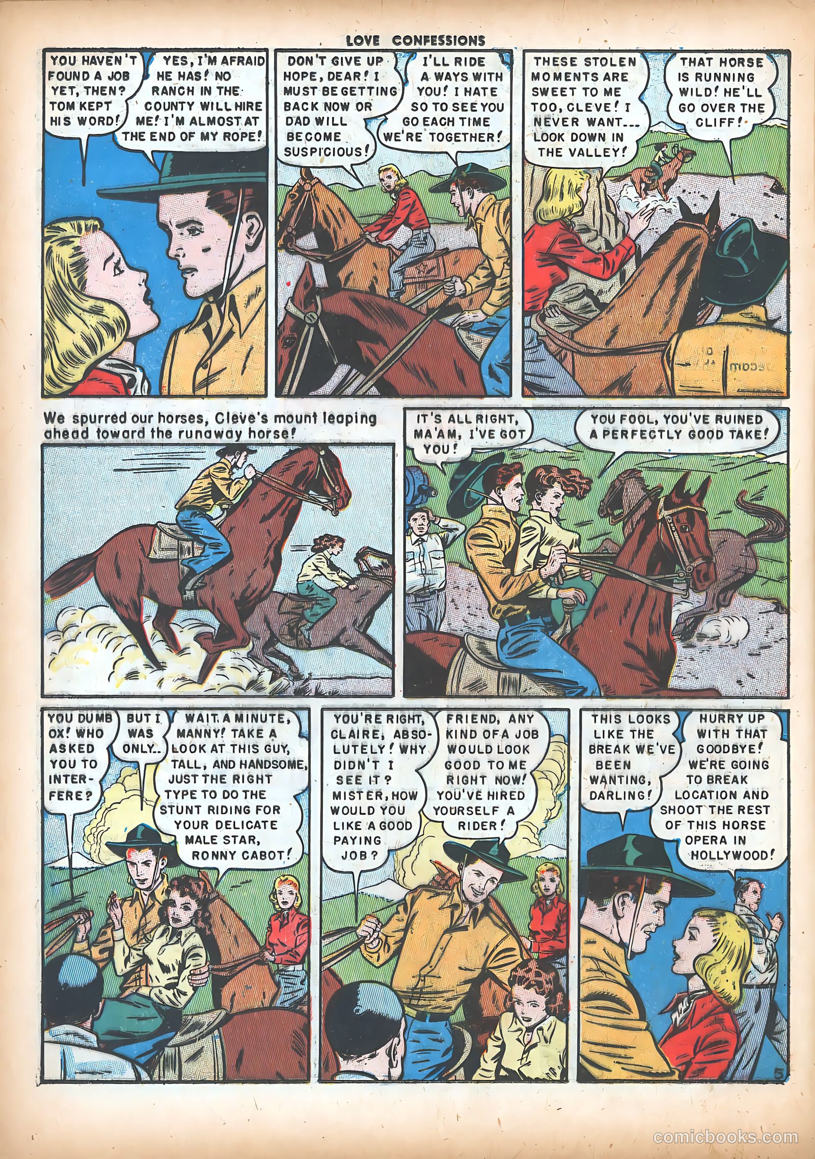 Love Confessions #7 (1950) — page 16 of 51