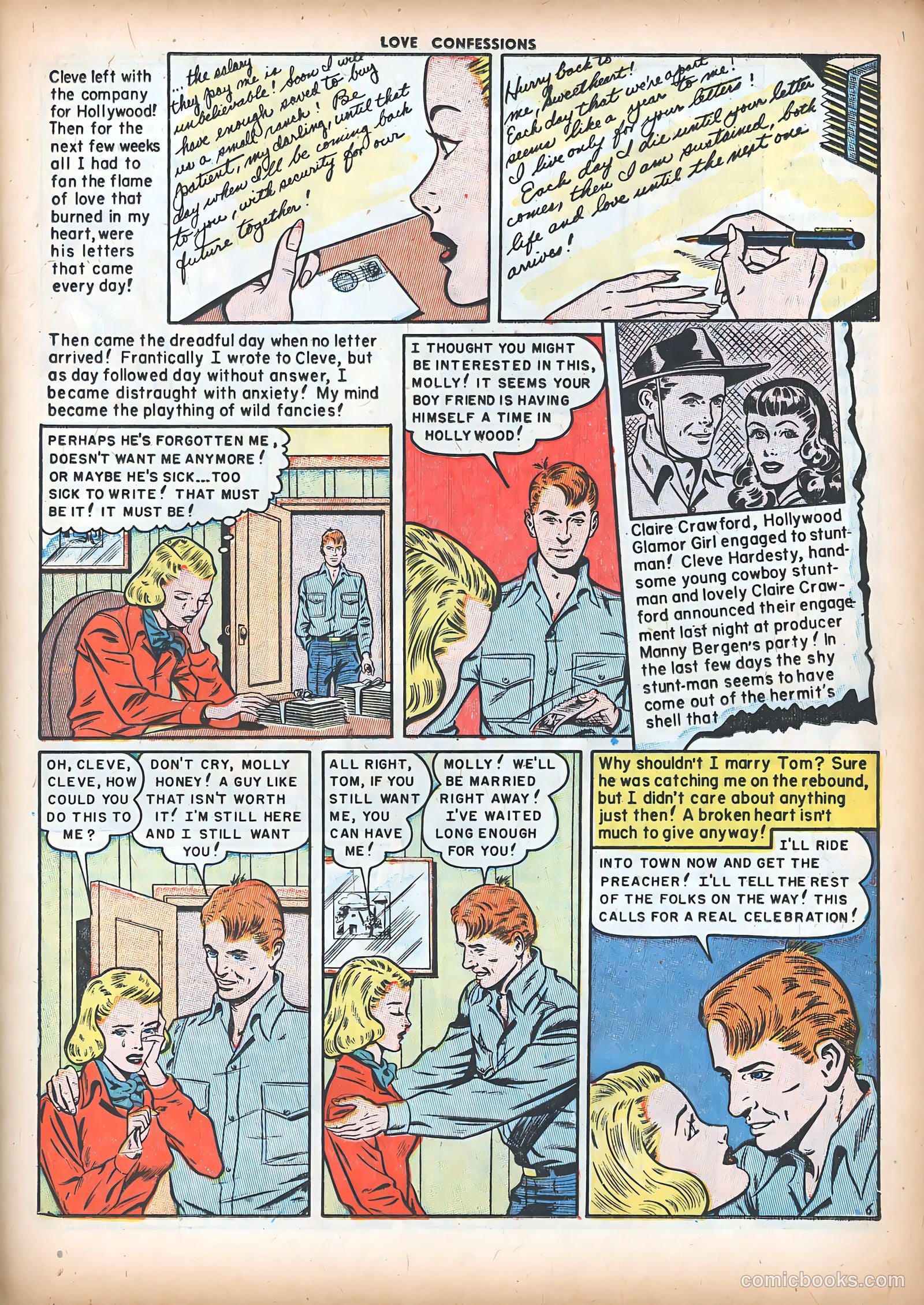 Love Confessions #7 (1950) — page 17 of 51