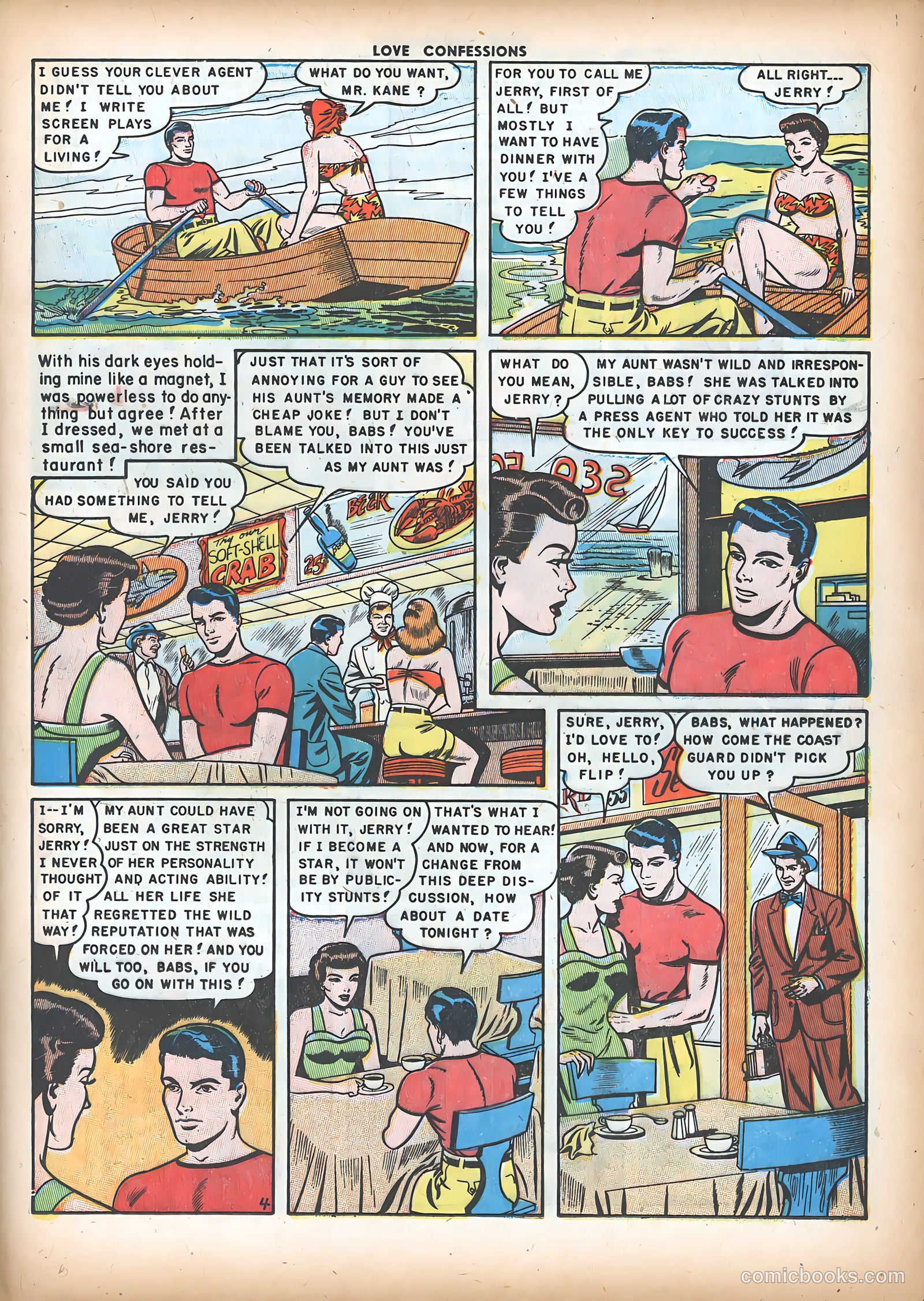 Love Confessions #7 (1950) — page 23 of 51