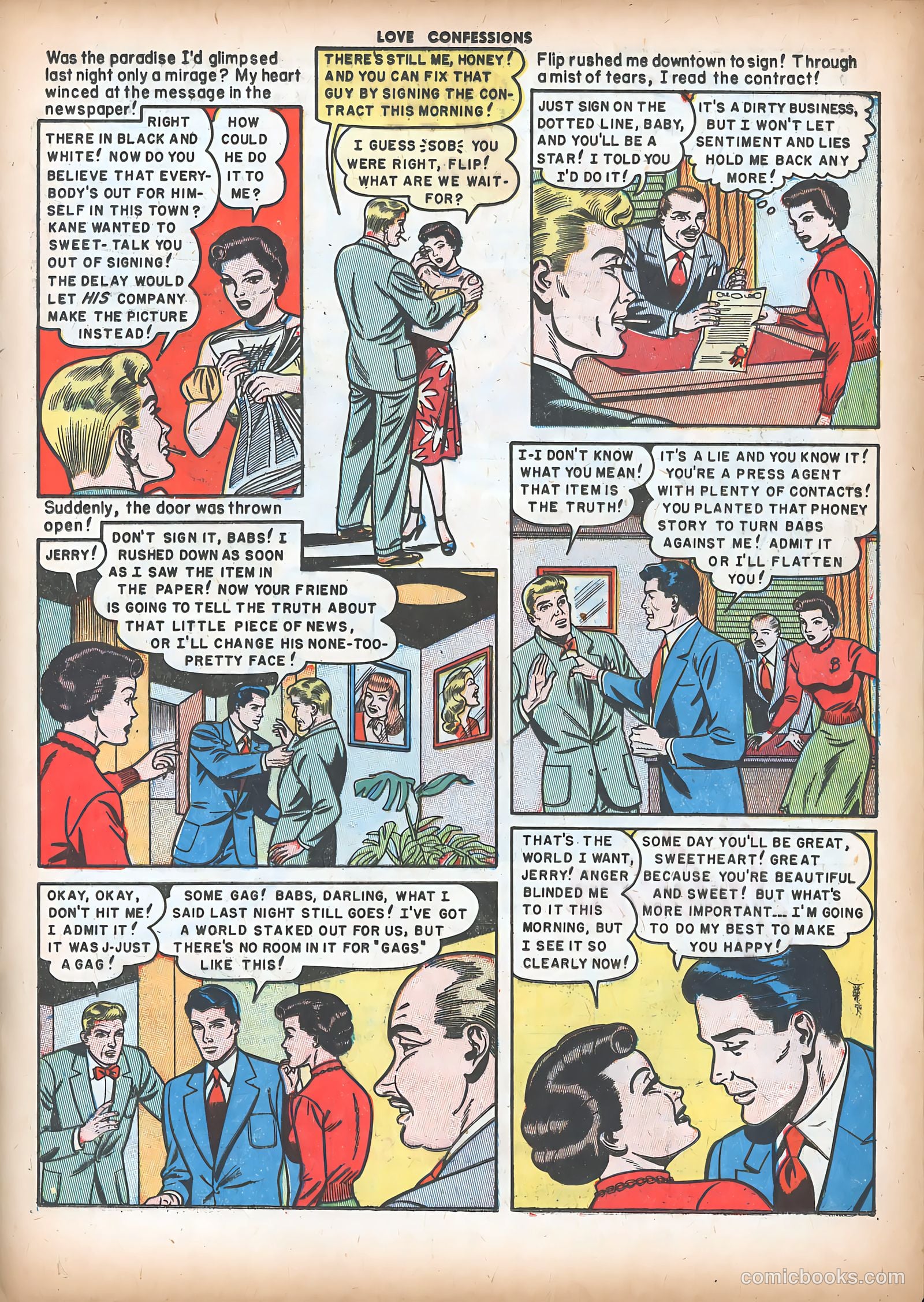 Love Confessions #7 (1950) — page 25 of 51