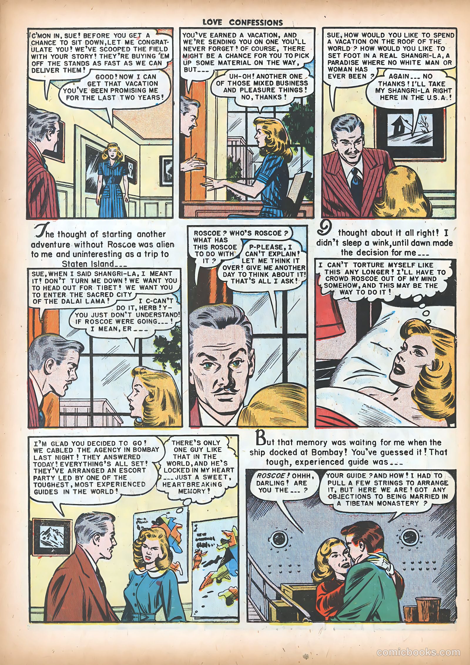 Love Confessions #7 (1950) — page 35 of 51