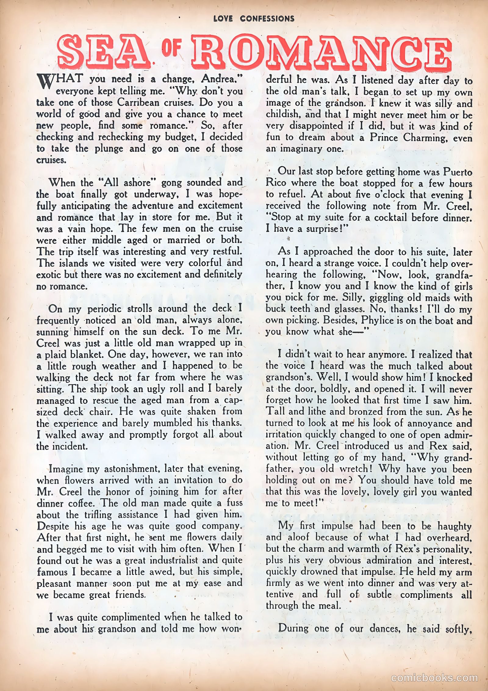 Love Confessions #7 (1950) — page 37 of 51