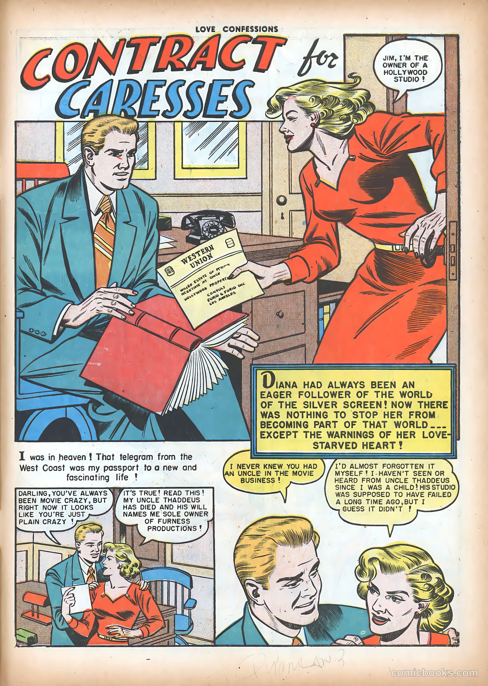 Love Confessions #7 (1950) — page 40 of 51