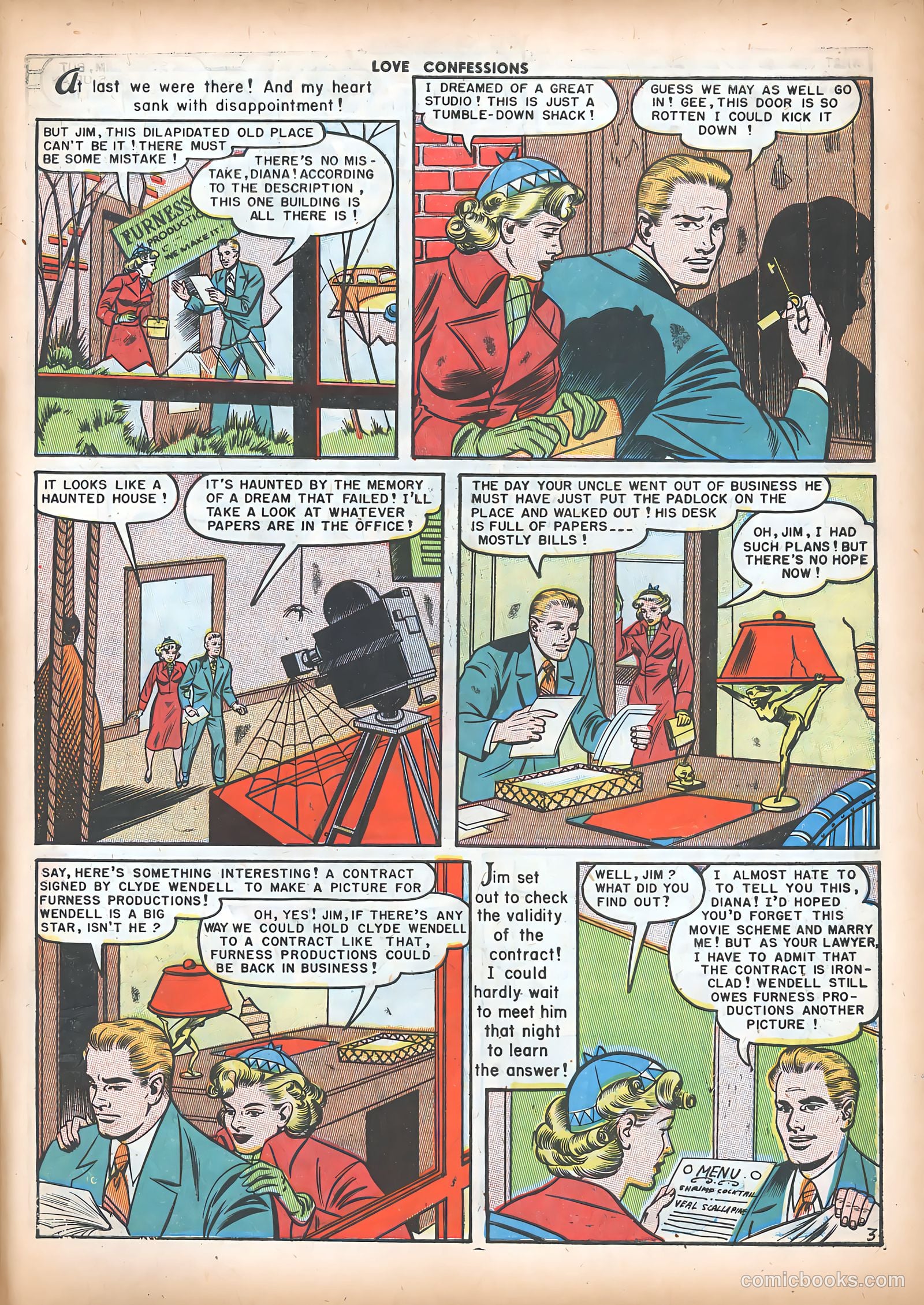 Love Confessions #7 (1950) — page 42 of 51