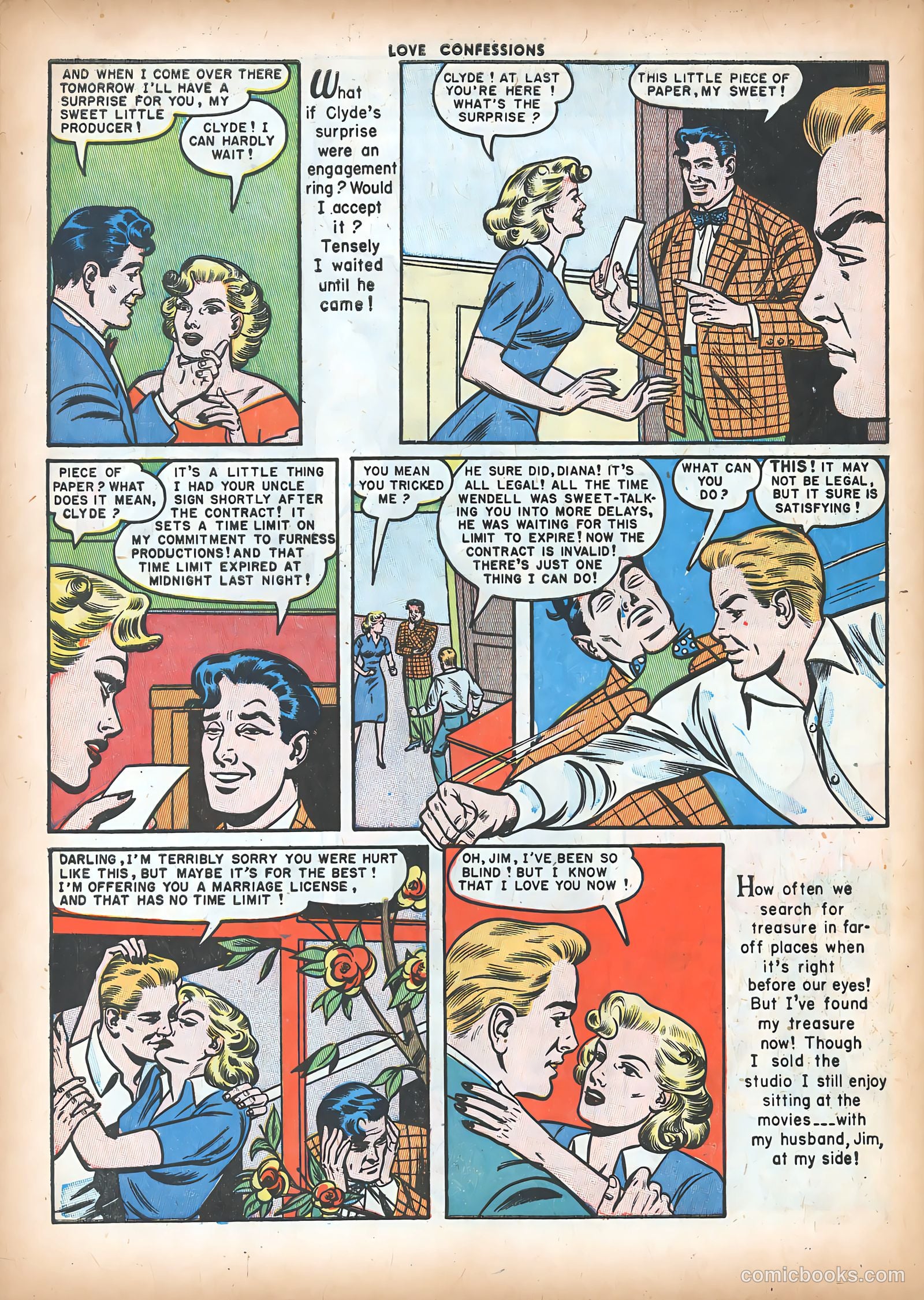 Love Confessions #7 (1950) — page 47 of 51